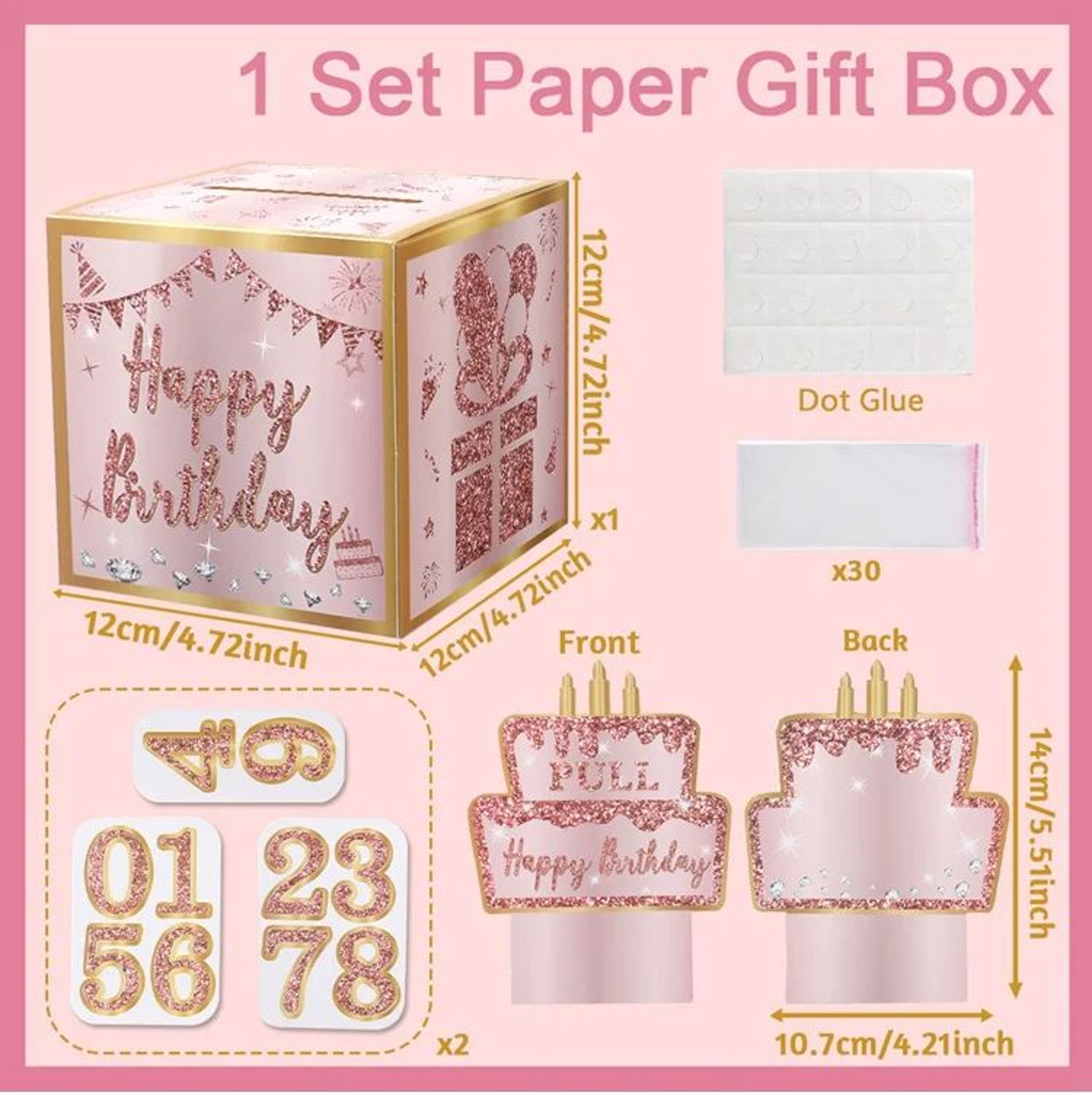 Birthday Surprise Pull Out Money Gift Box 9