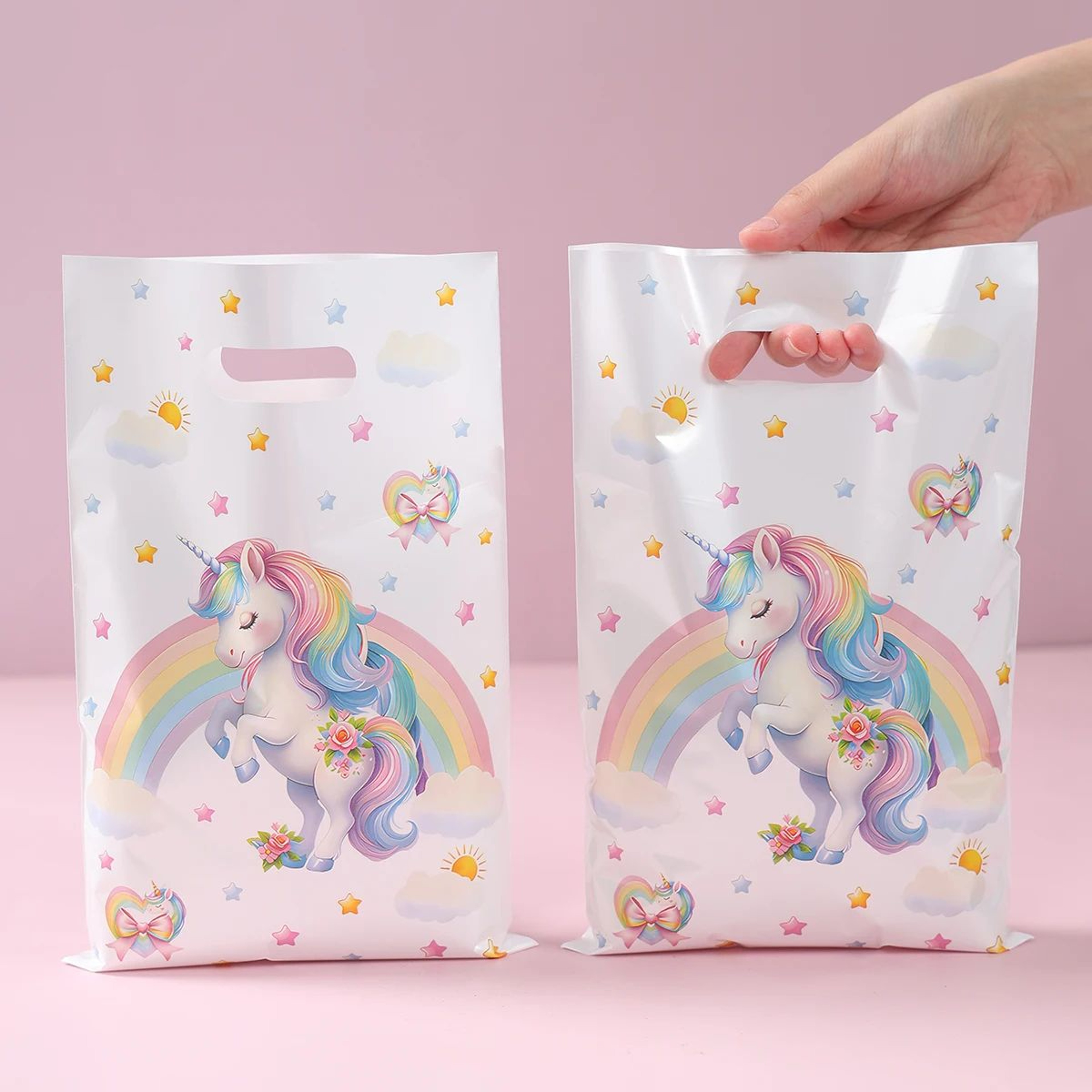Rainbow Unicorn Party Favor Gift Bags 0