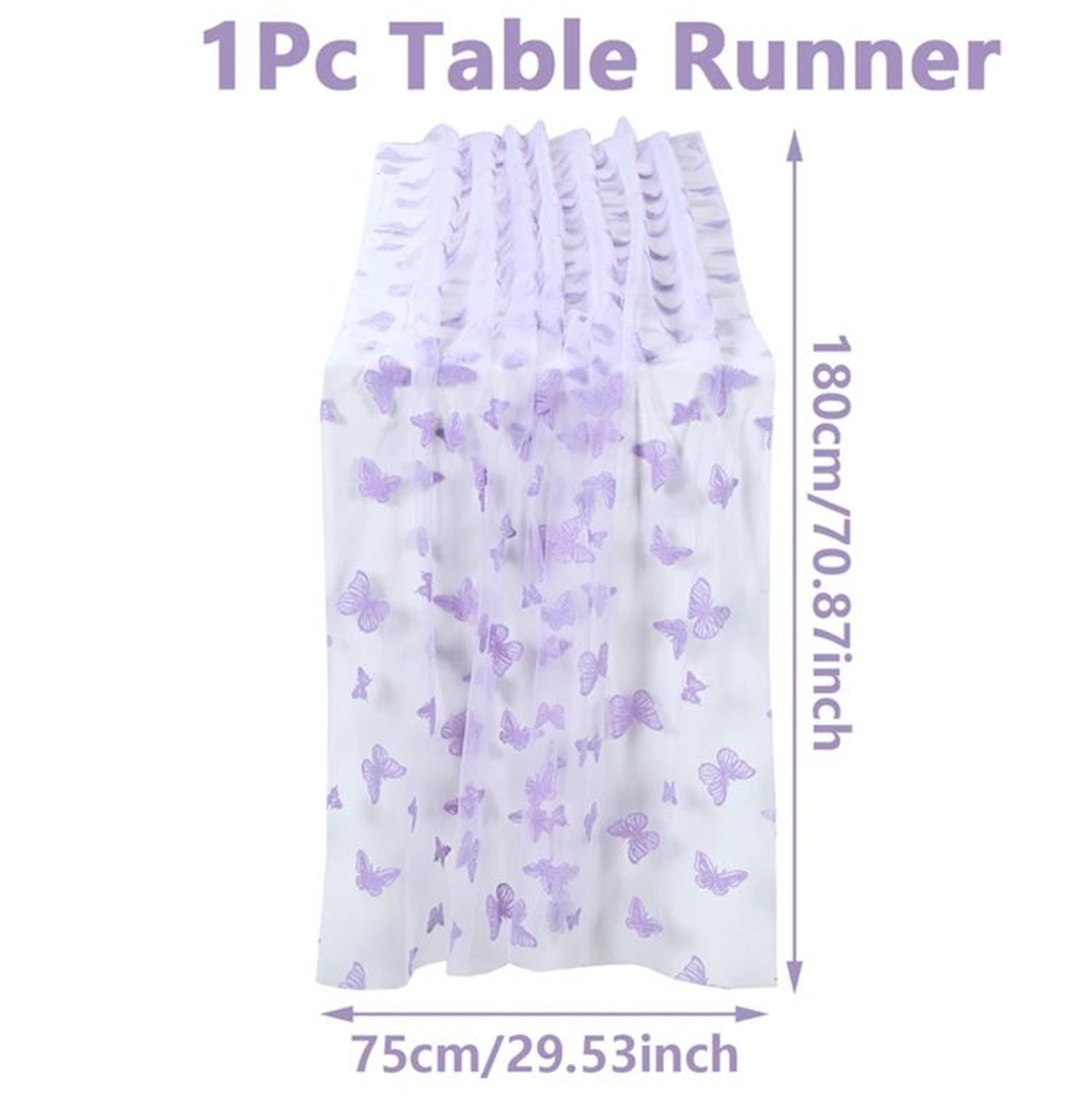 Butterfly Theme Mesh Party Table Runner 7