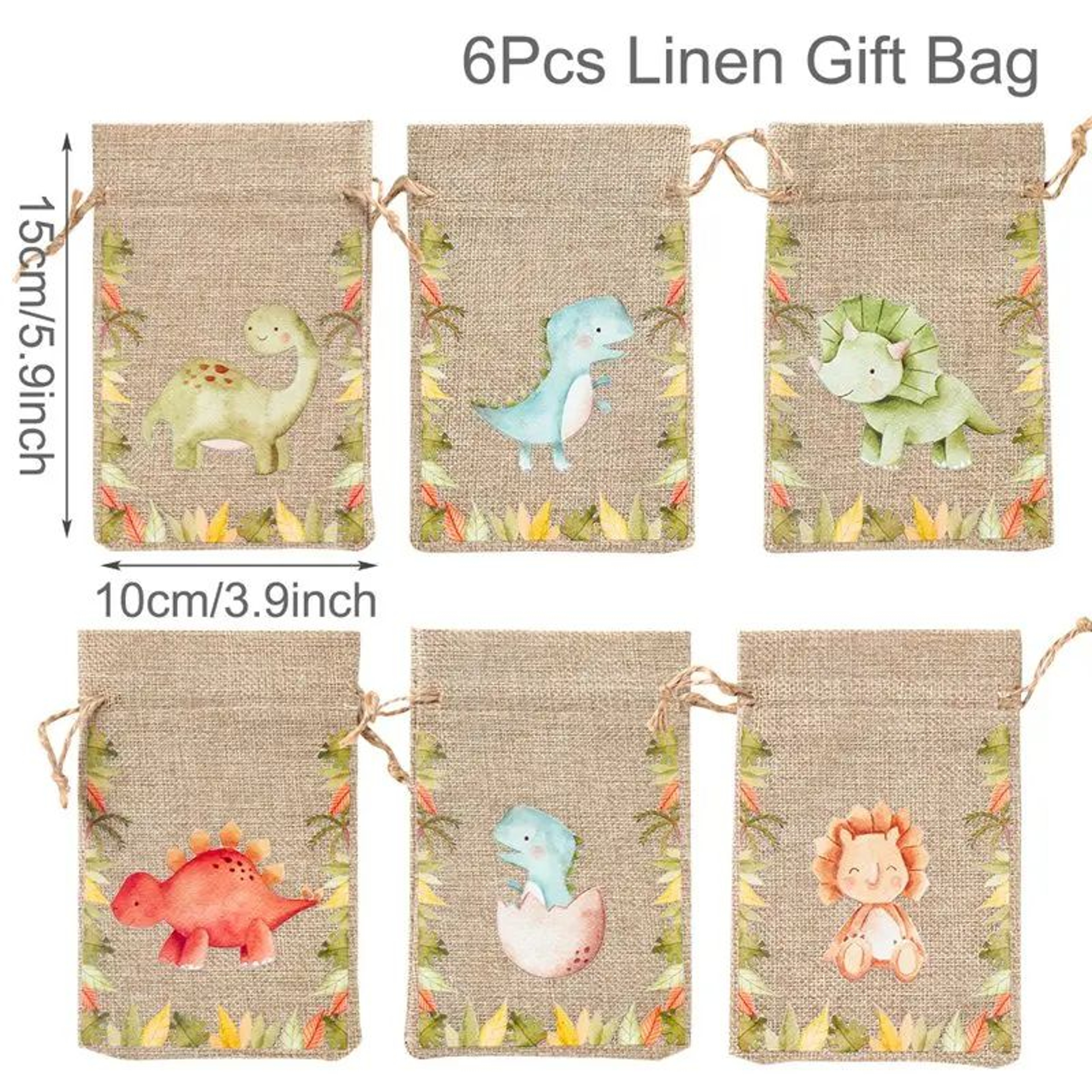 Jungle Safari Animal Hessian Gift Bags 12