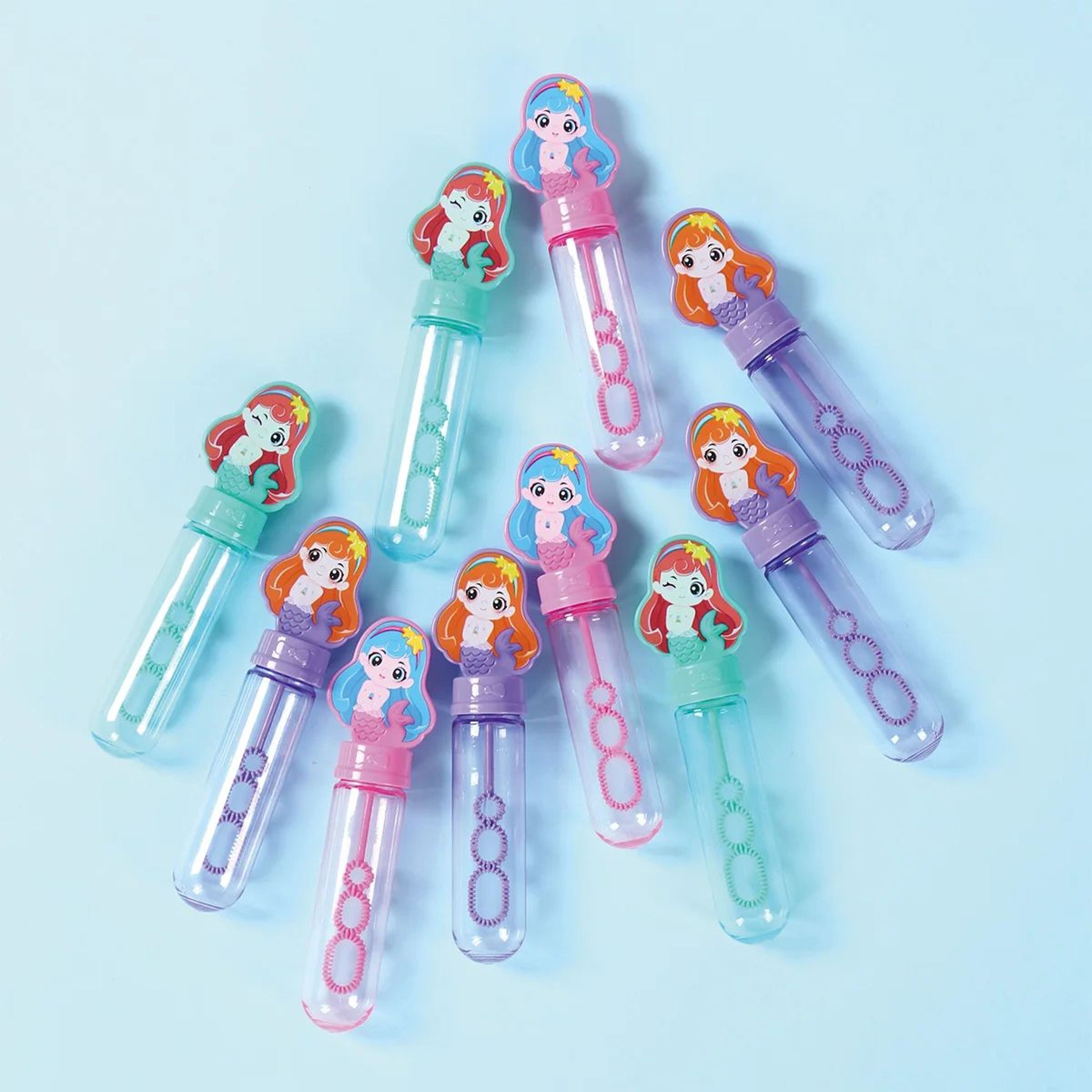 Mermaid Bubble Wand Party Favor Set 5