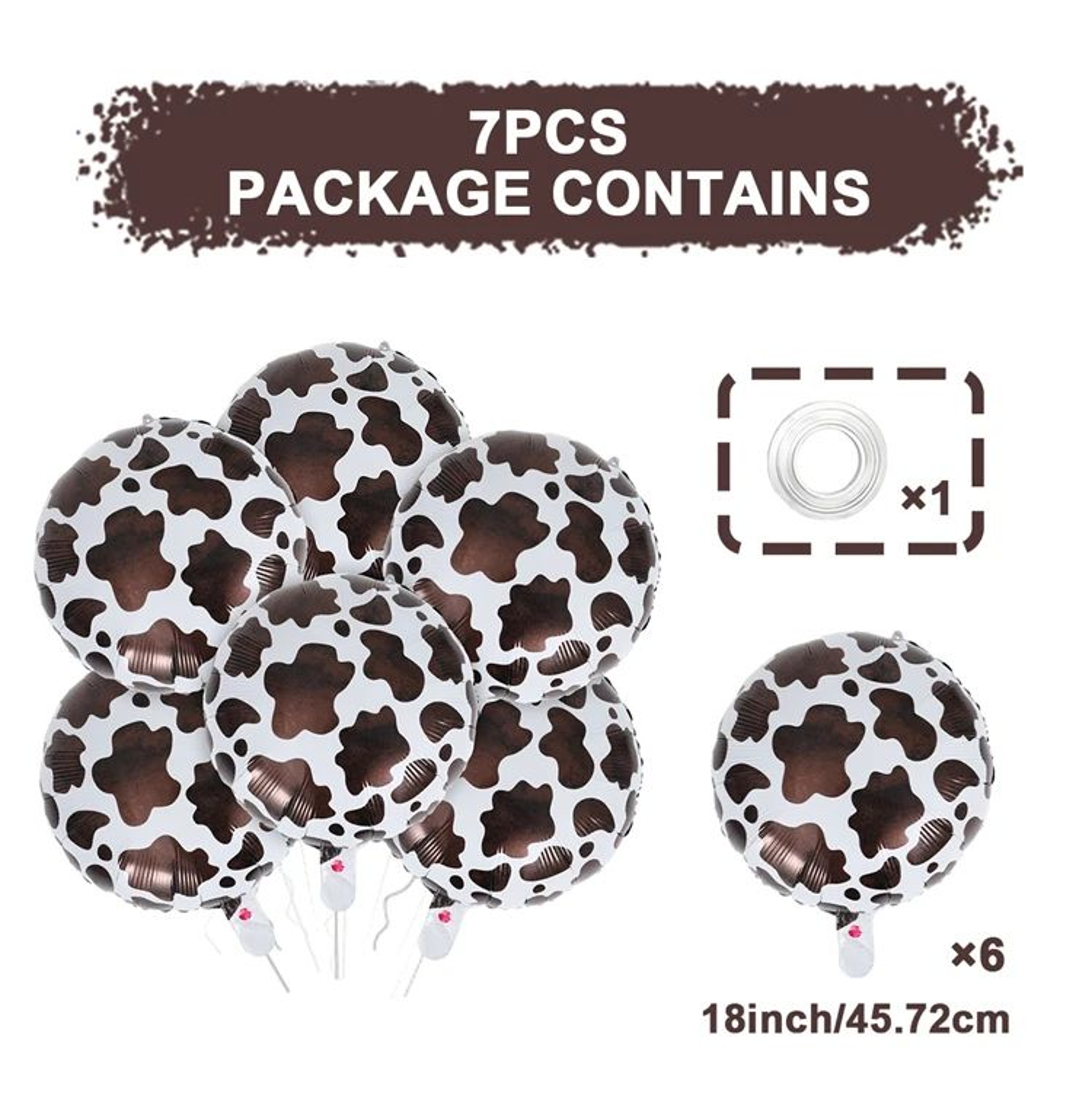 Safari Animal Foil Balloon Party Set 12