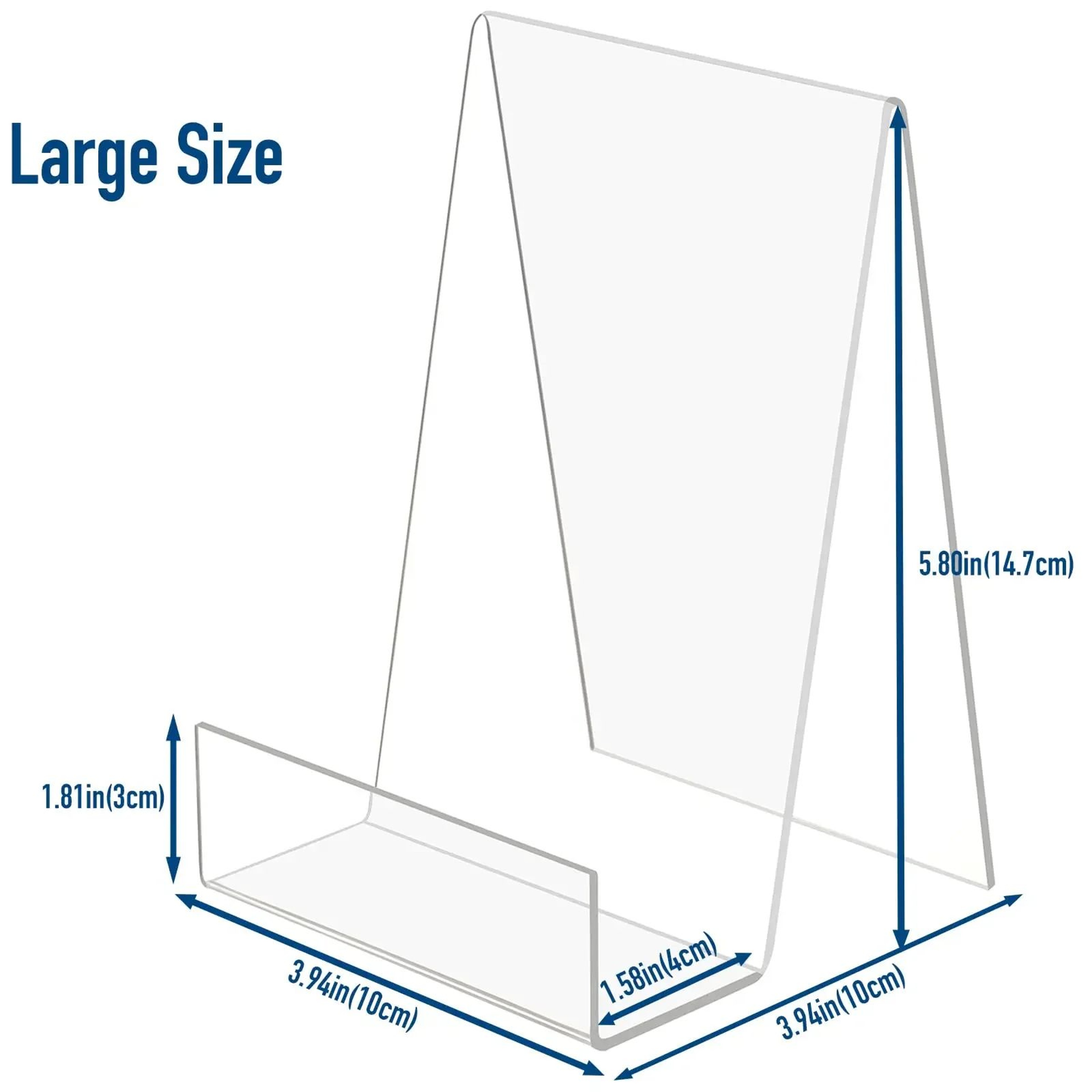 Transparent Acrylic Desktop Book Display Stand 5