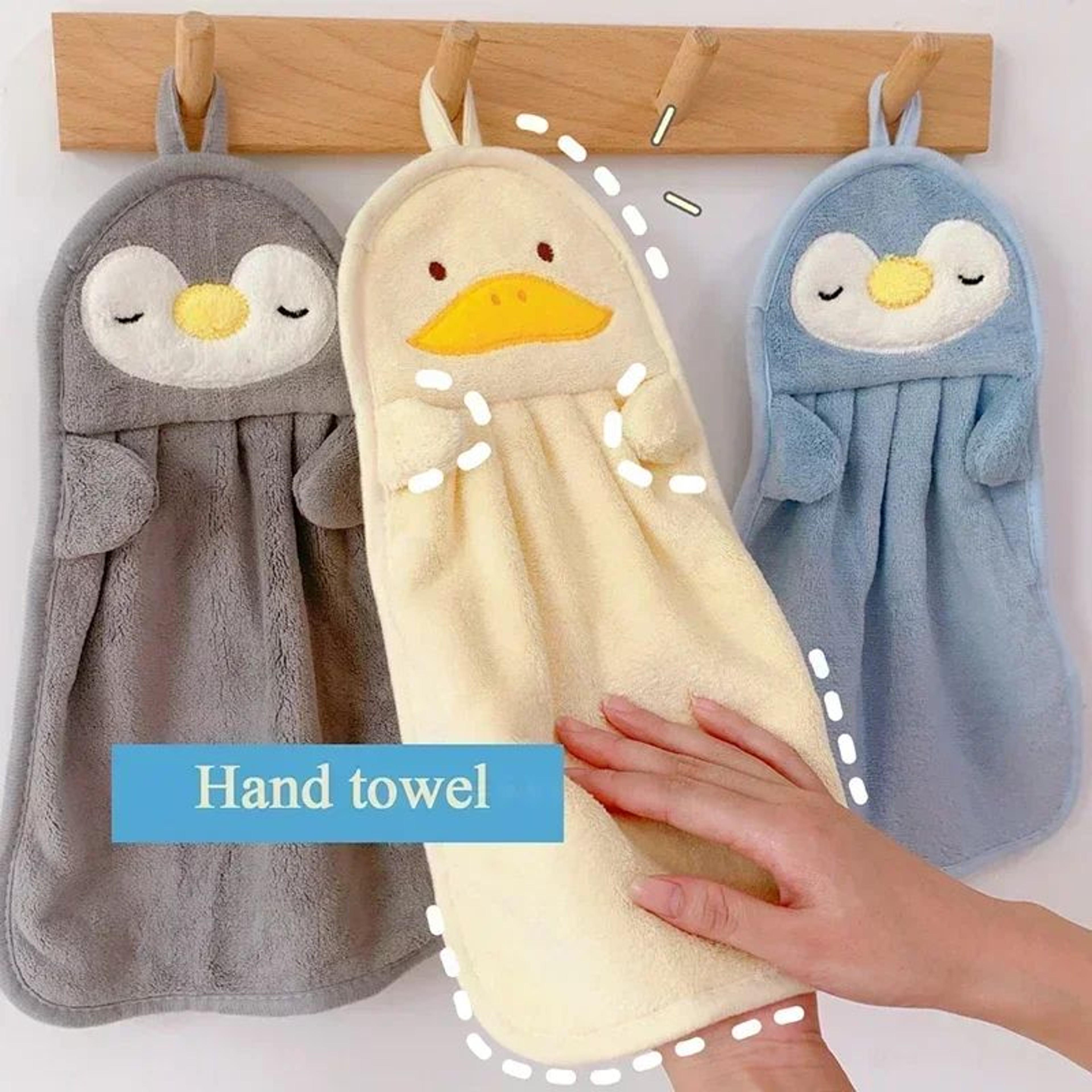 Cartoon Animal Microfiber Hand Towel 0