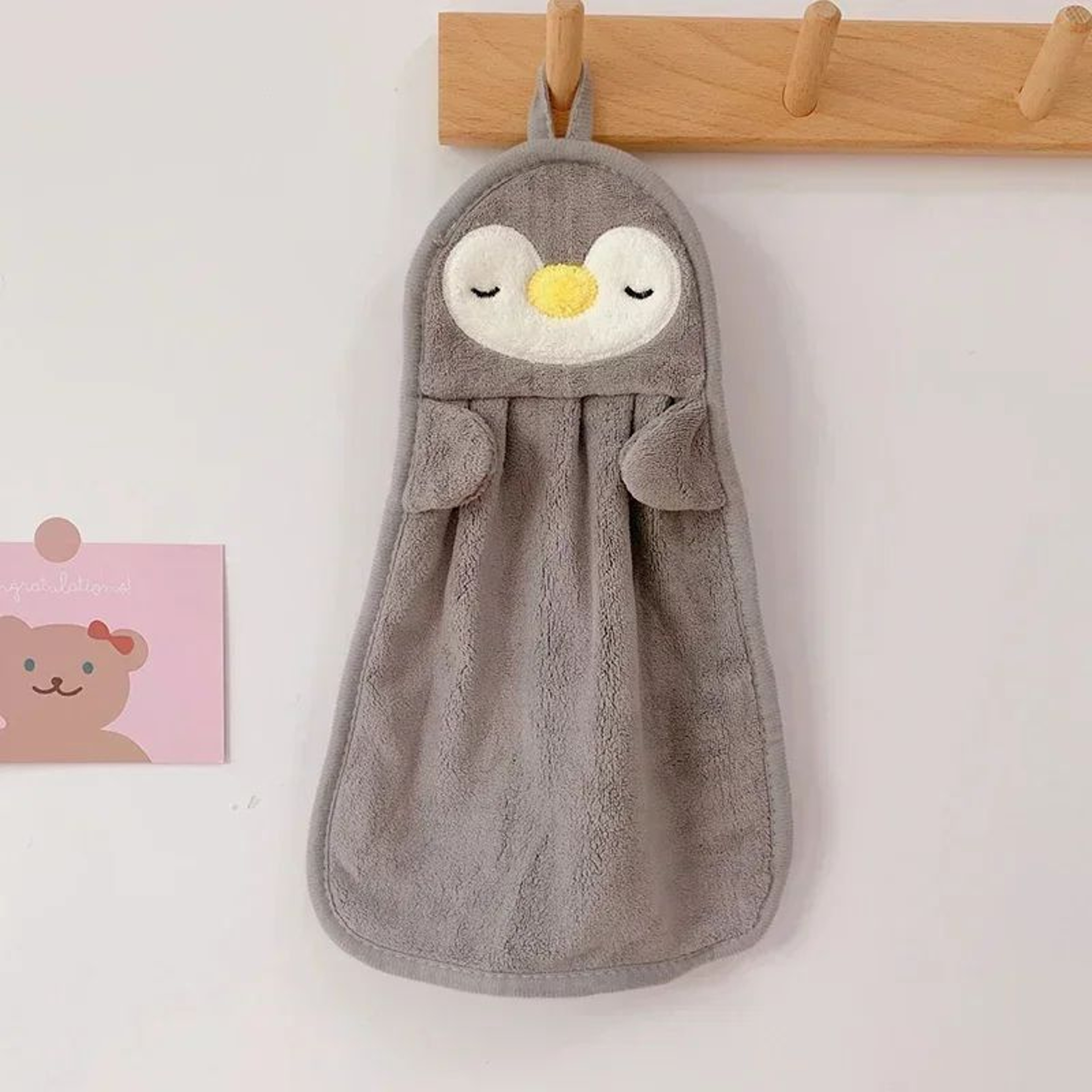 Cartoon Animal Microfiber Hand Towel 7