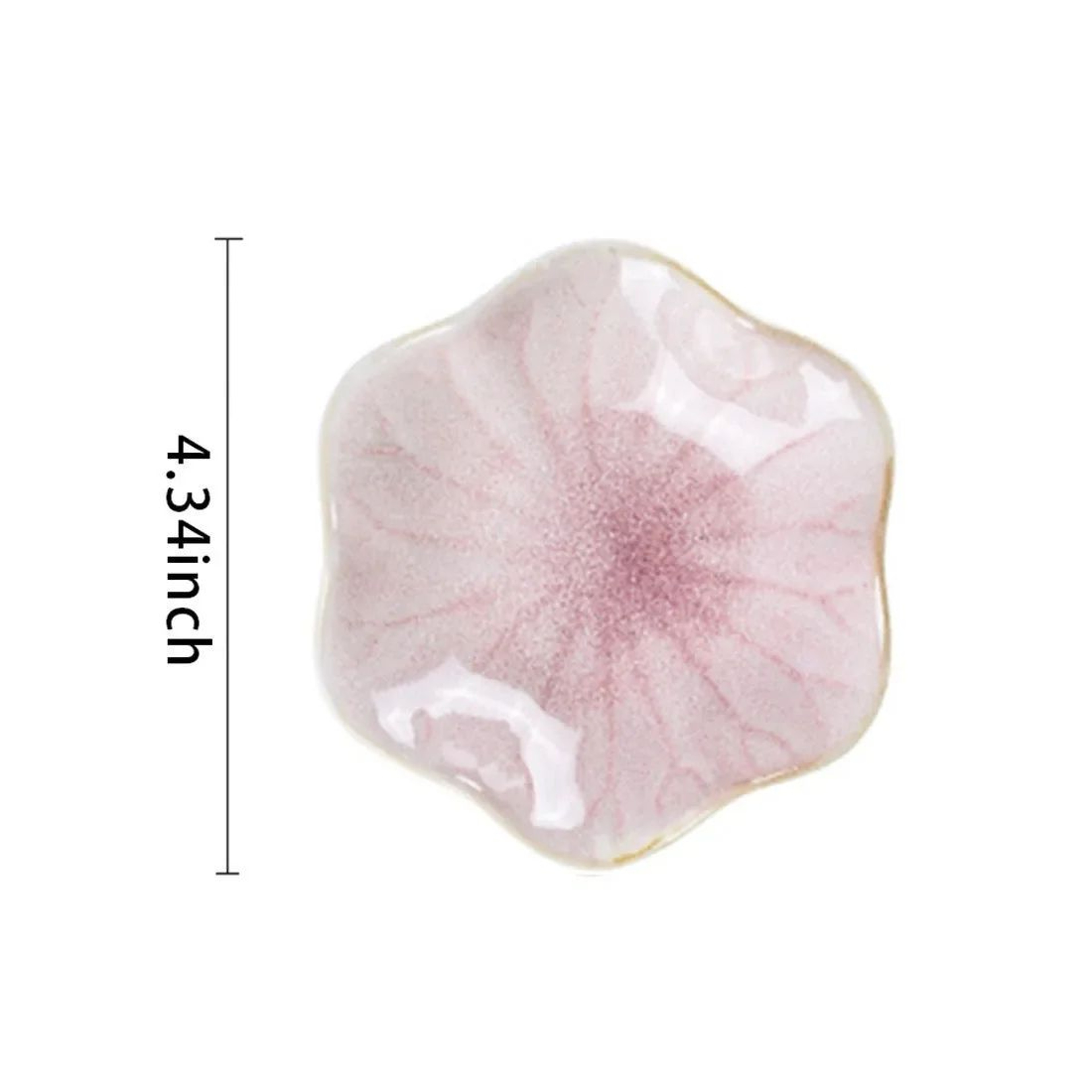Minimalist Ceramic Lotus Decorative Tray 8