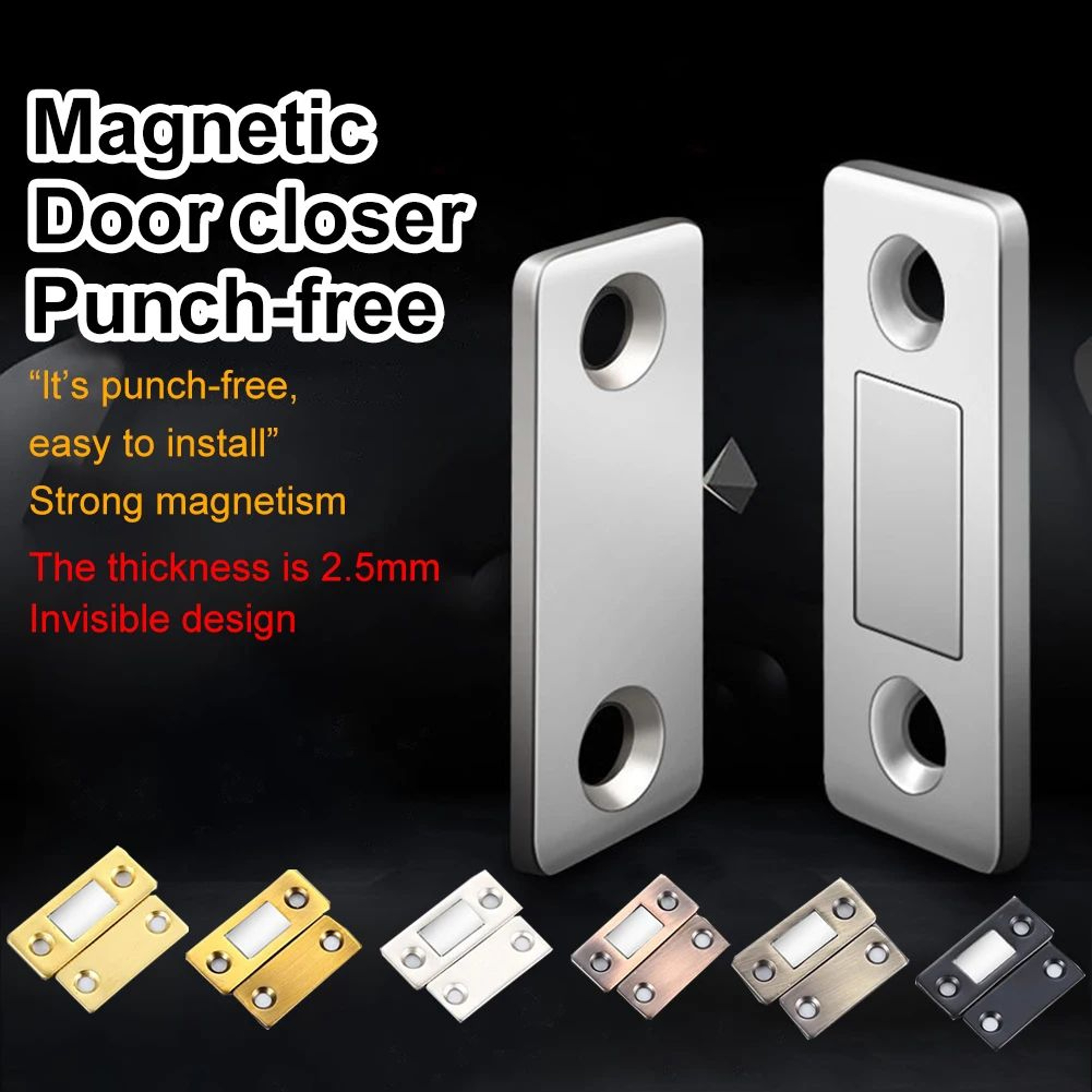 Ultra Thin Magnetic Cabinet Door Catch 0