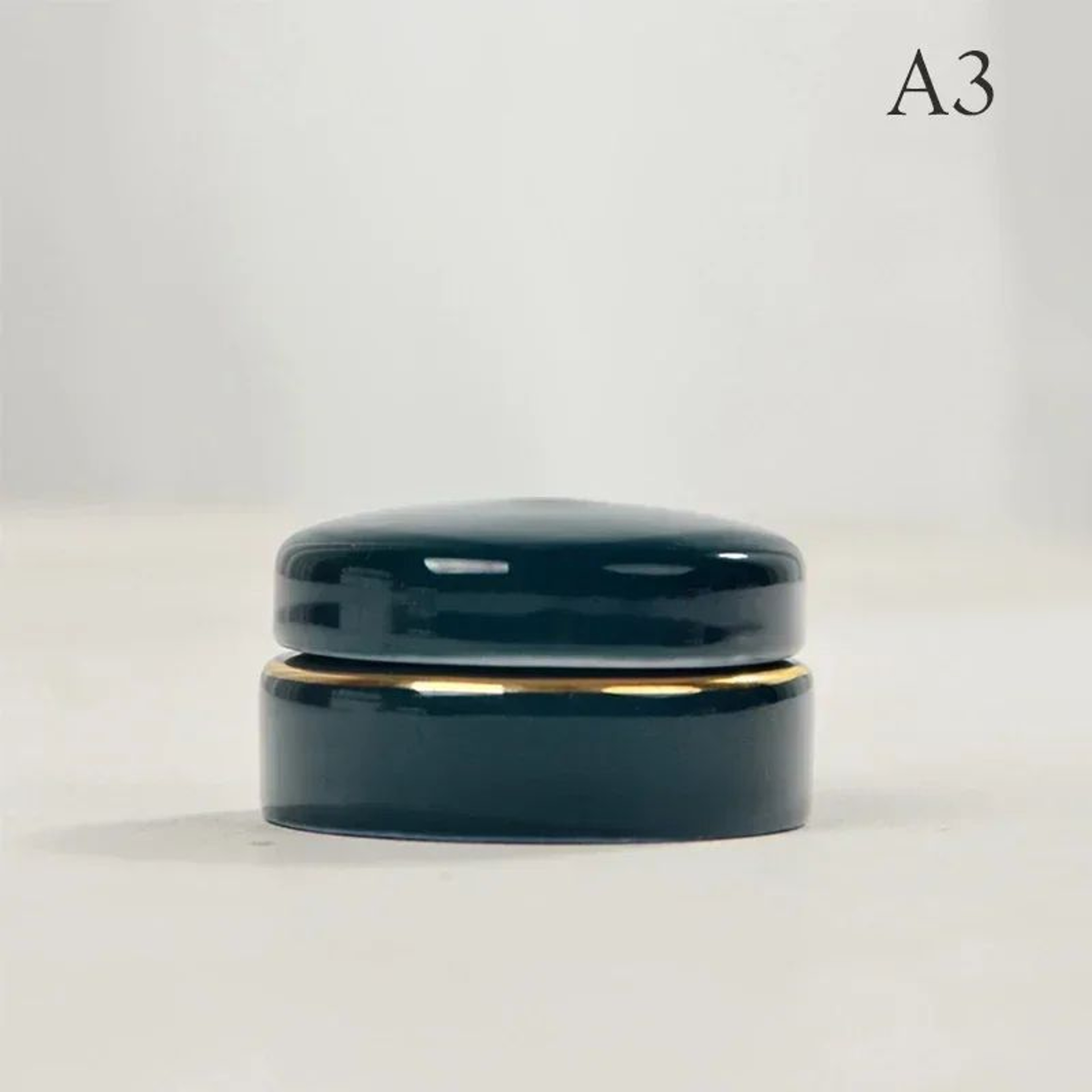 Vintage Ceramic Cosmetic Cream Jar 11