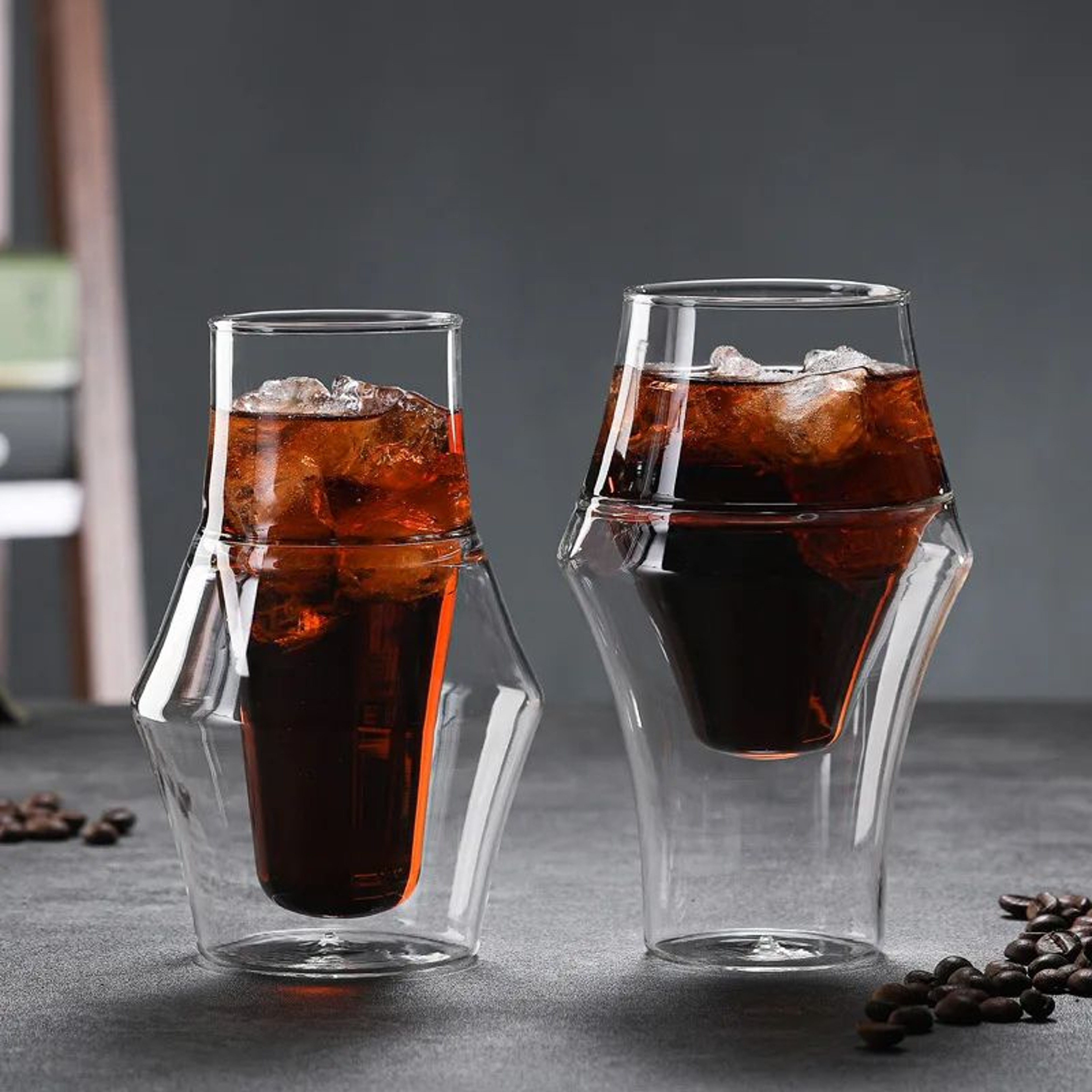 Double Layer Insulated Glass Coffee Cup 0