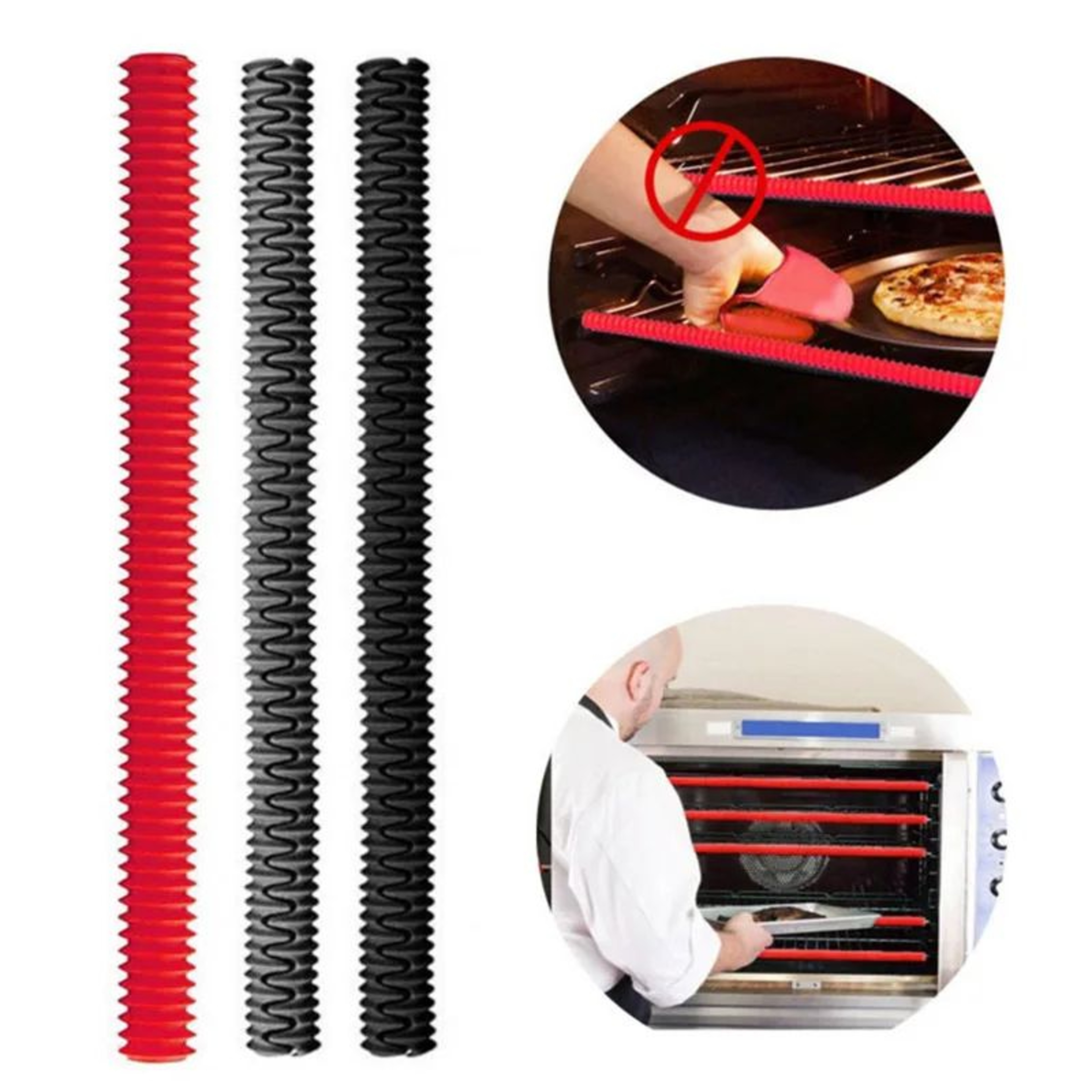 Silicone Heat Resistant Oven Rack Edge Protector 0