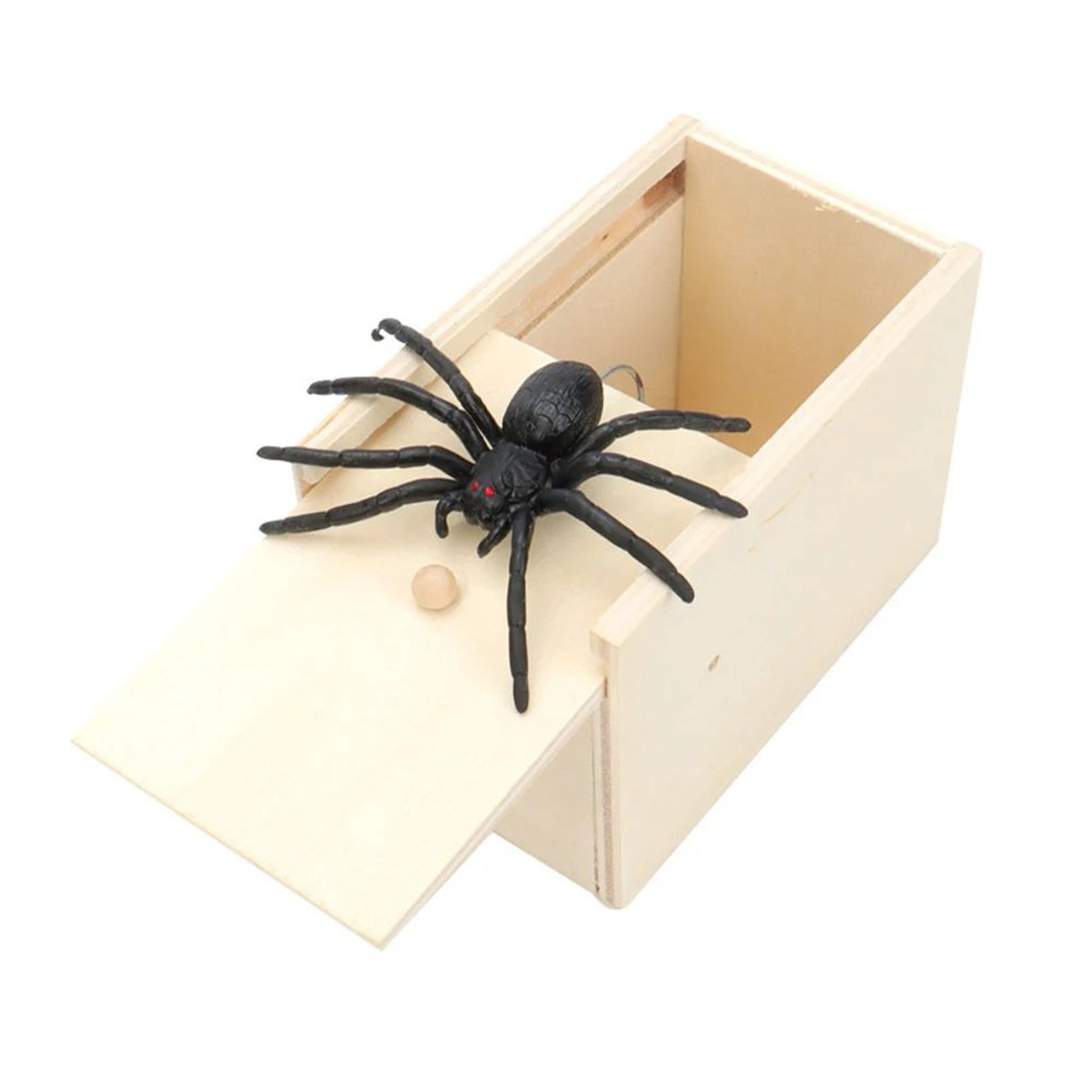 Wooden Spider Surprise Prank Box 1