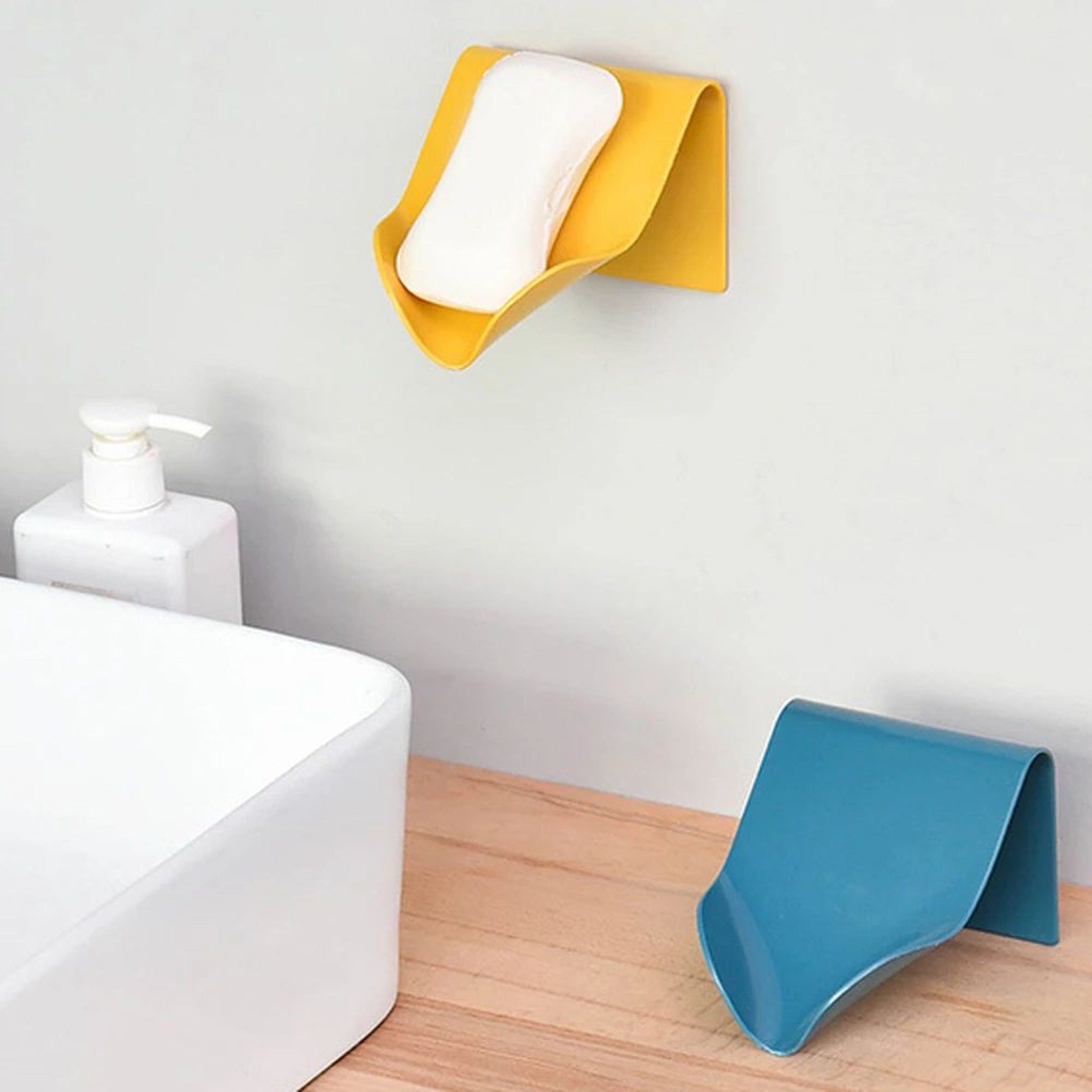 Leaf Design Wall Suction Draining Soap Dish 4