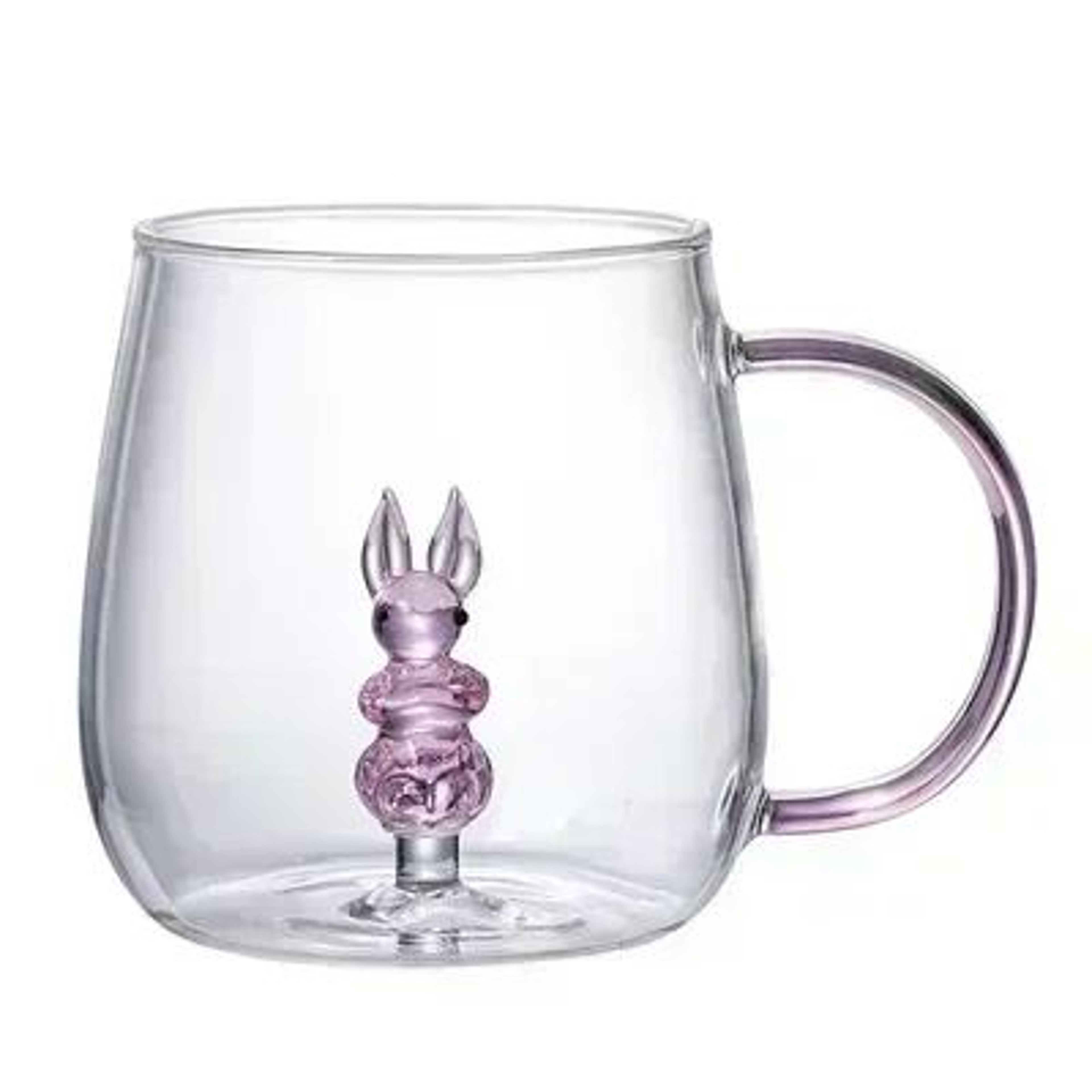 Cute Cartoon Animal Borosilicate Glass Cup 6
