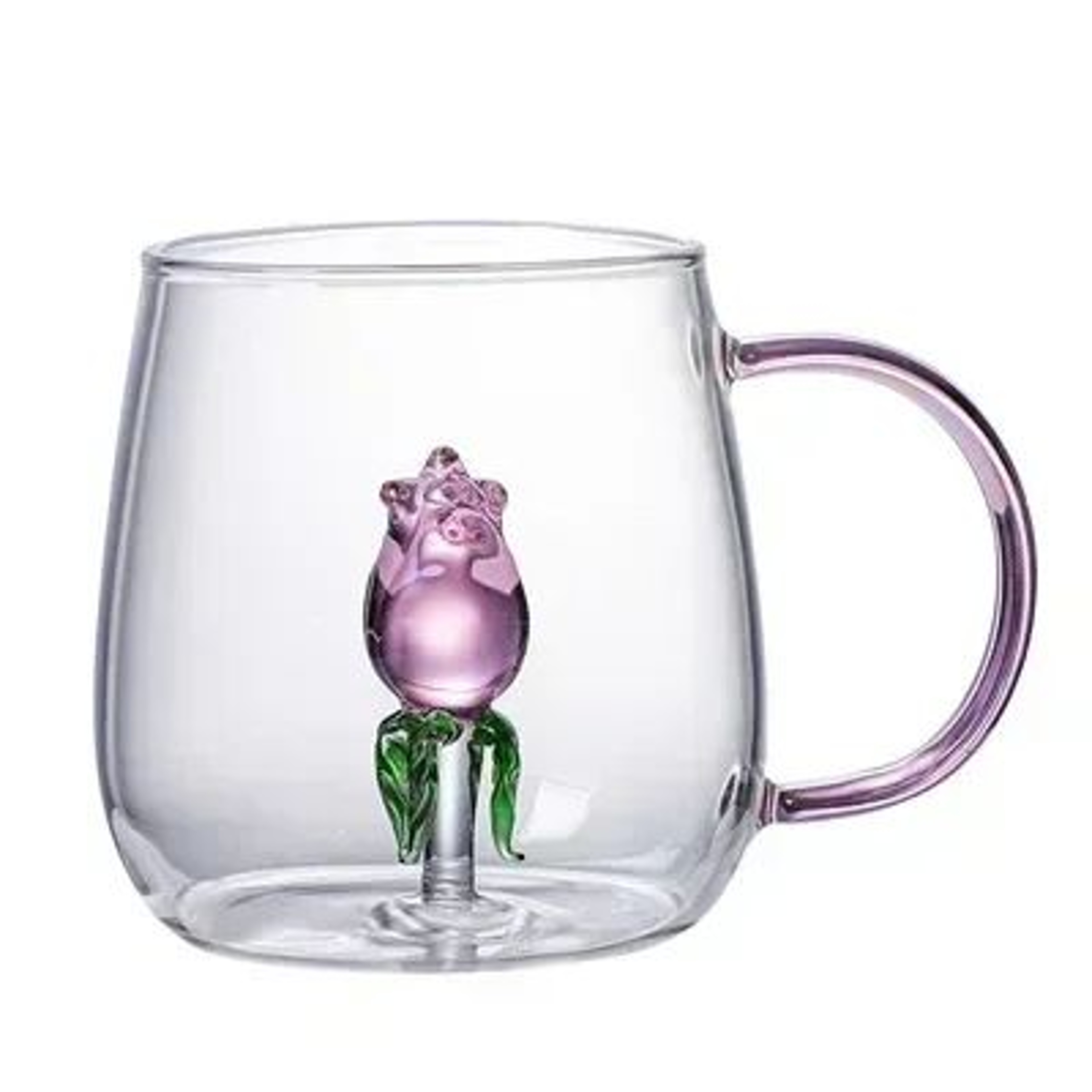 Cute Cartoon Animal Borosilicate Glass Cup 11