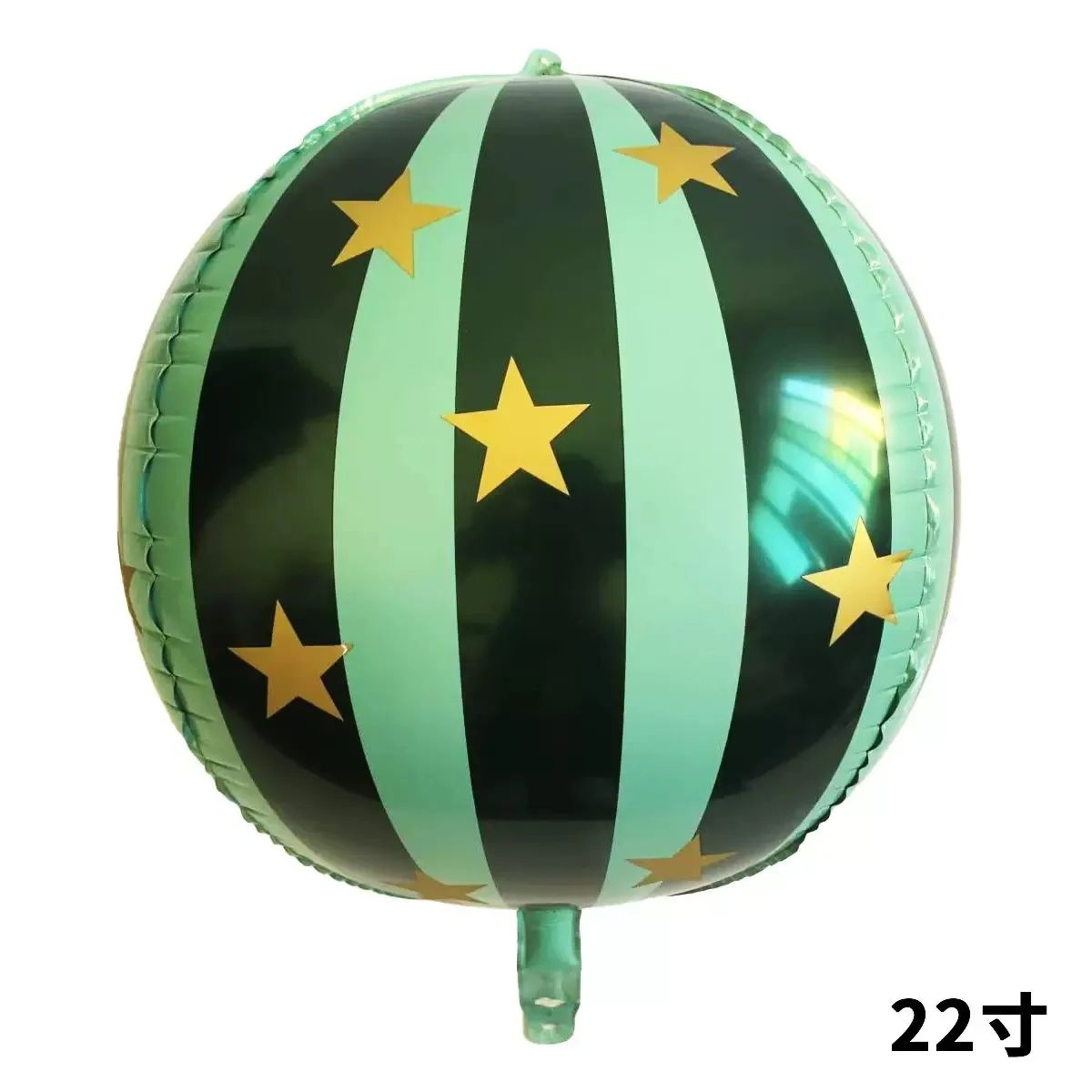 22 Inch 4D Striped Star Foil Balloon 7