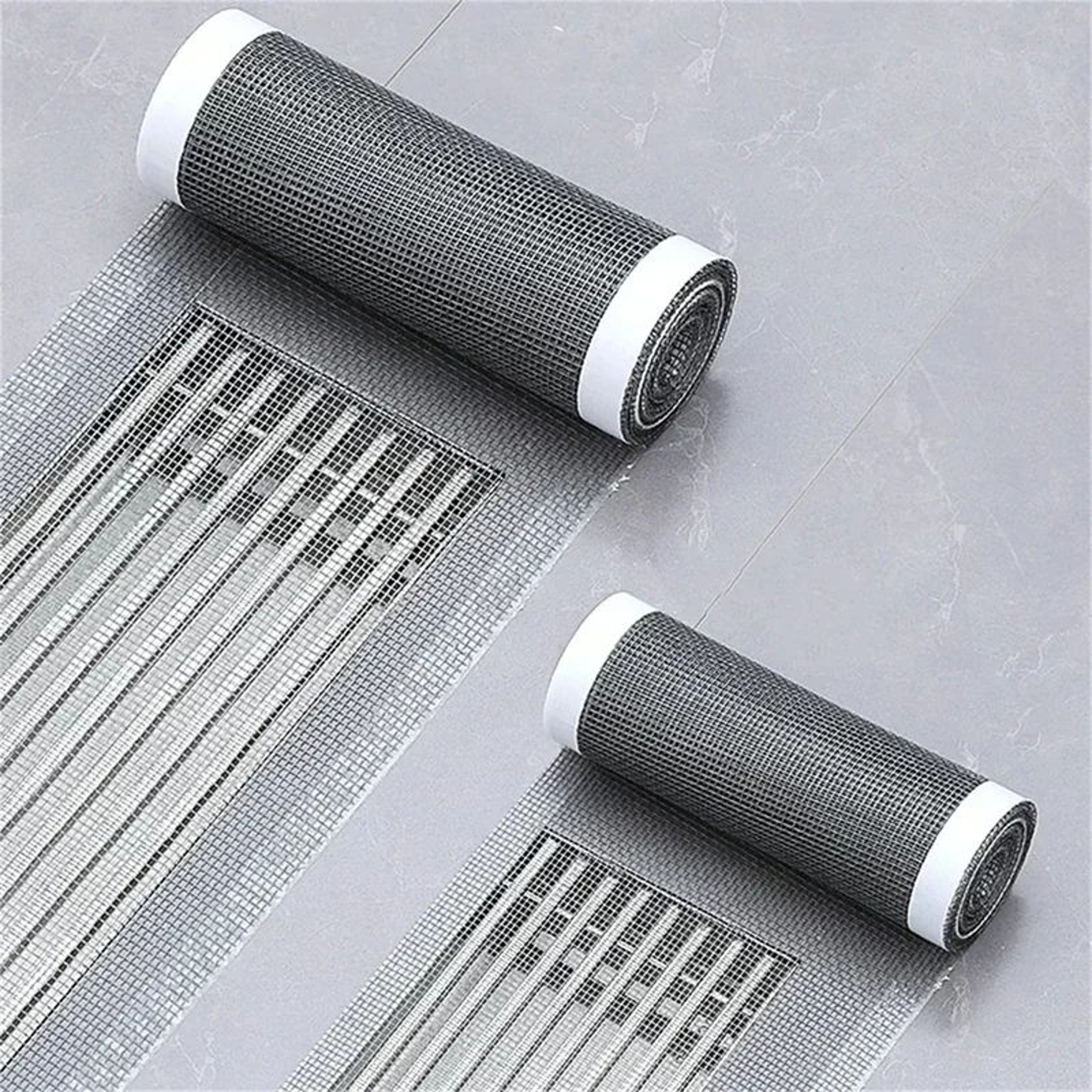 Cuttable Self Adhesive Shower Drain Hair Catcher 0