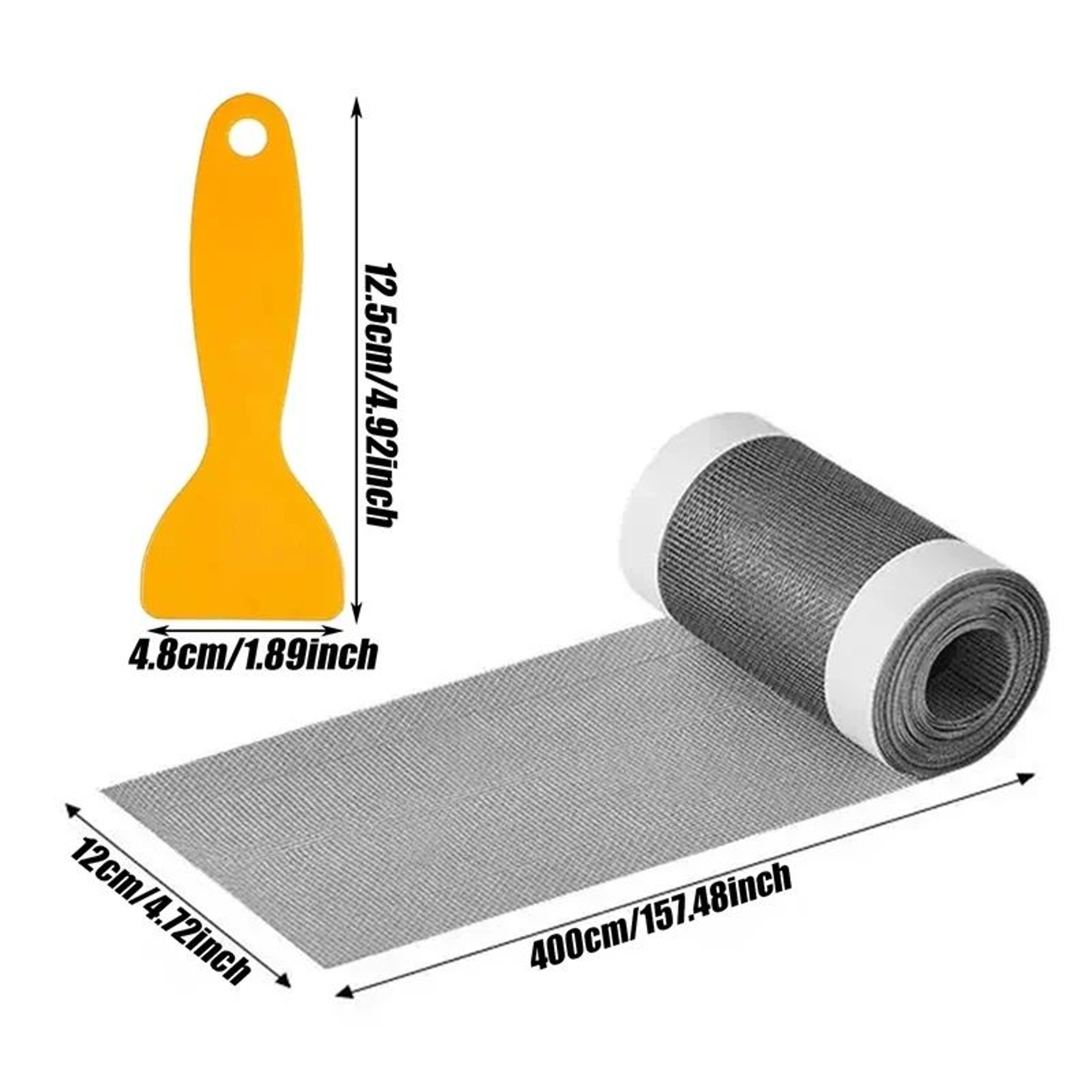 Cuttable Self Adhesive Shower Drain Hair Catcher 9