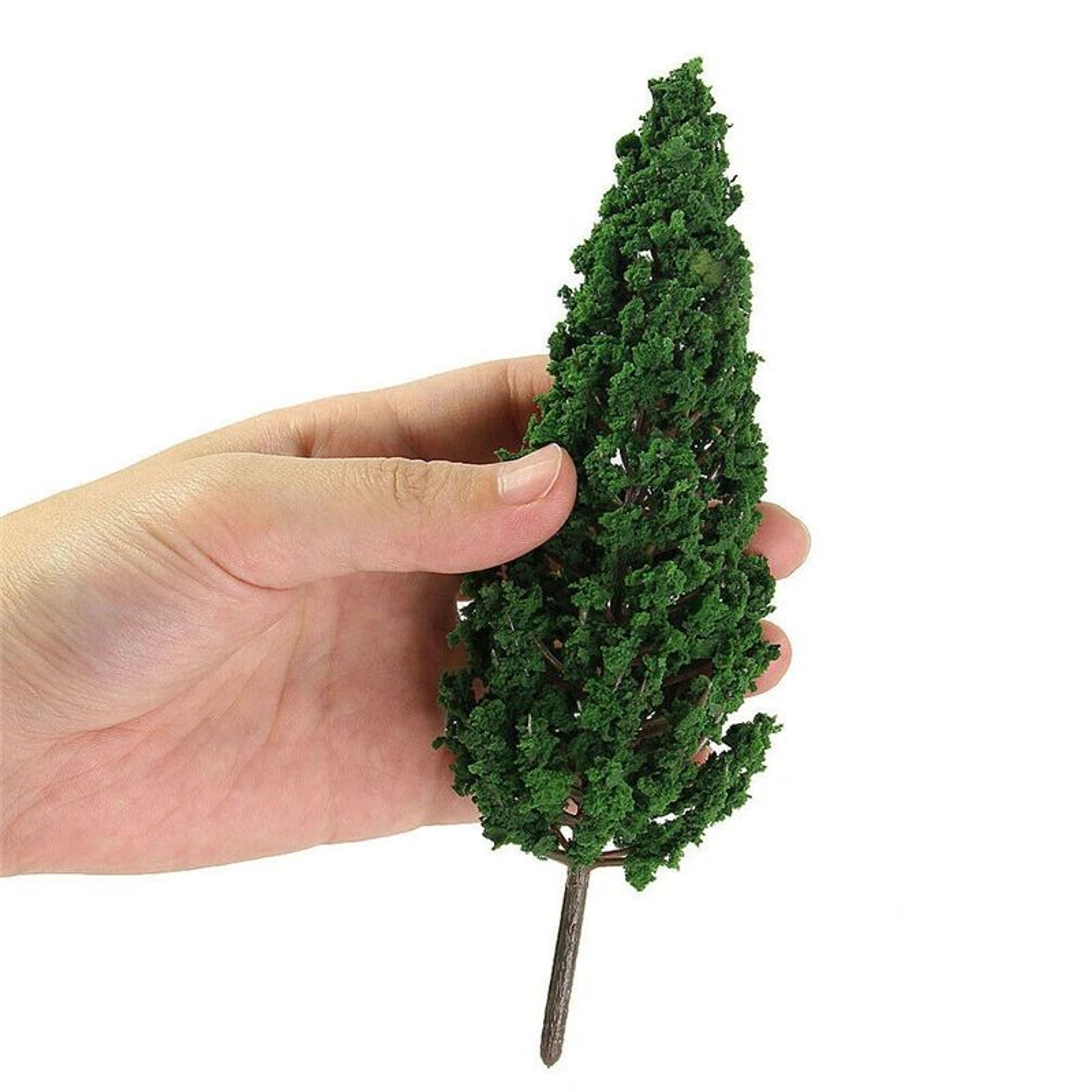 10 Piece Mini Pine Trees For Model Railway Diorama 3