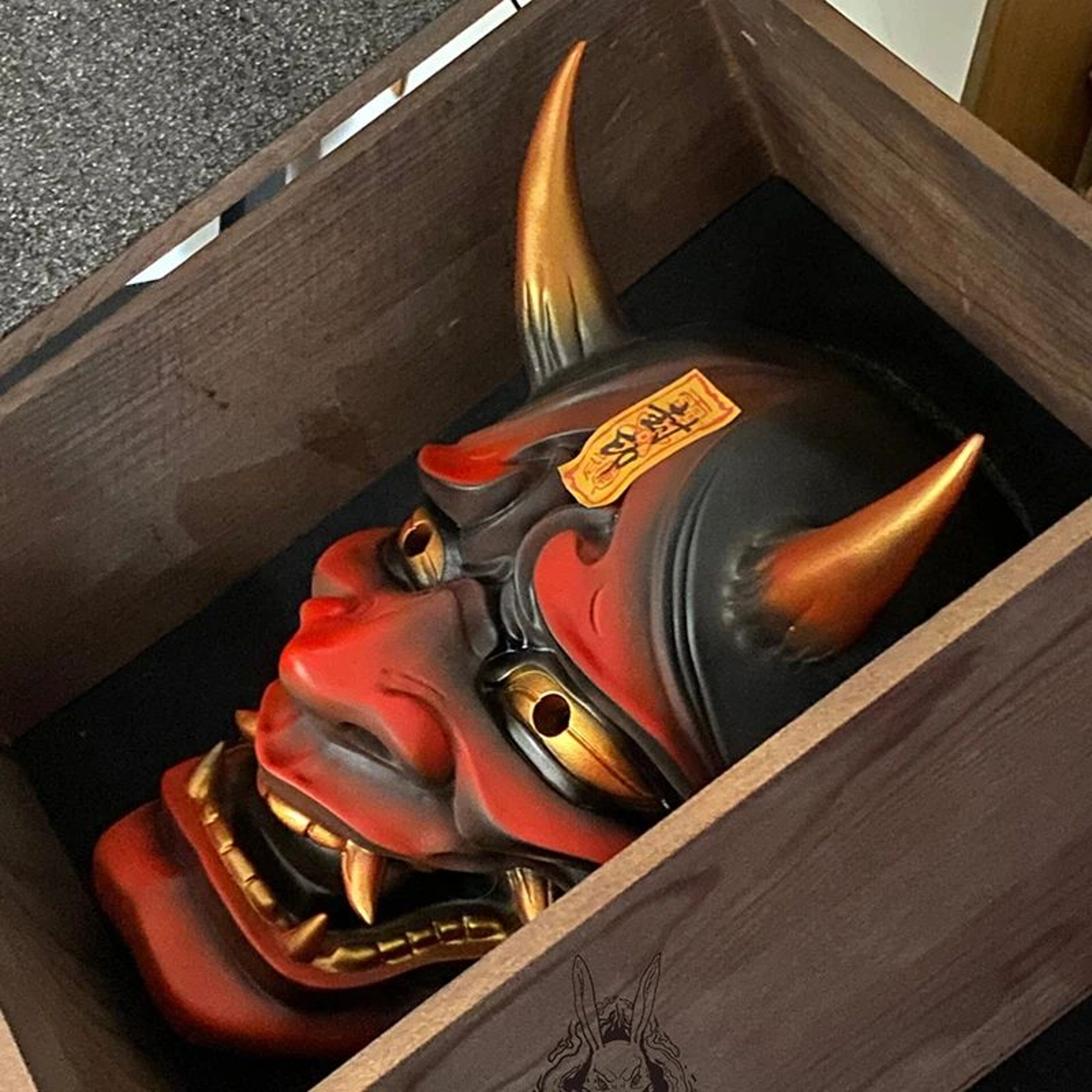 Samurai Oni Latex Halloween Cosplay Mask 5