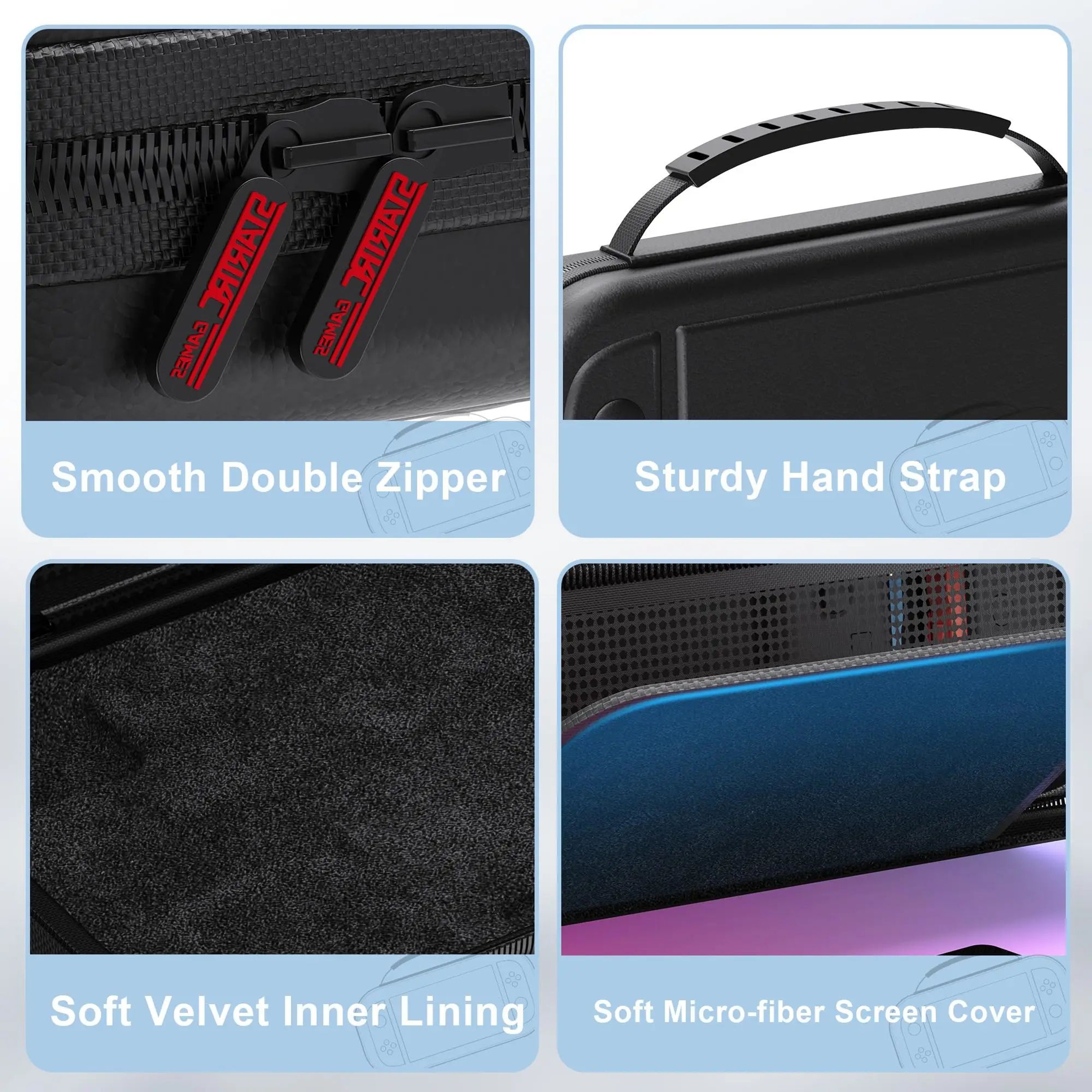 Large Capacity Hard Travel Case For Nintendo Switch 2 5