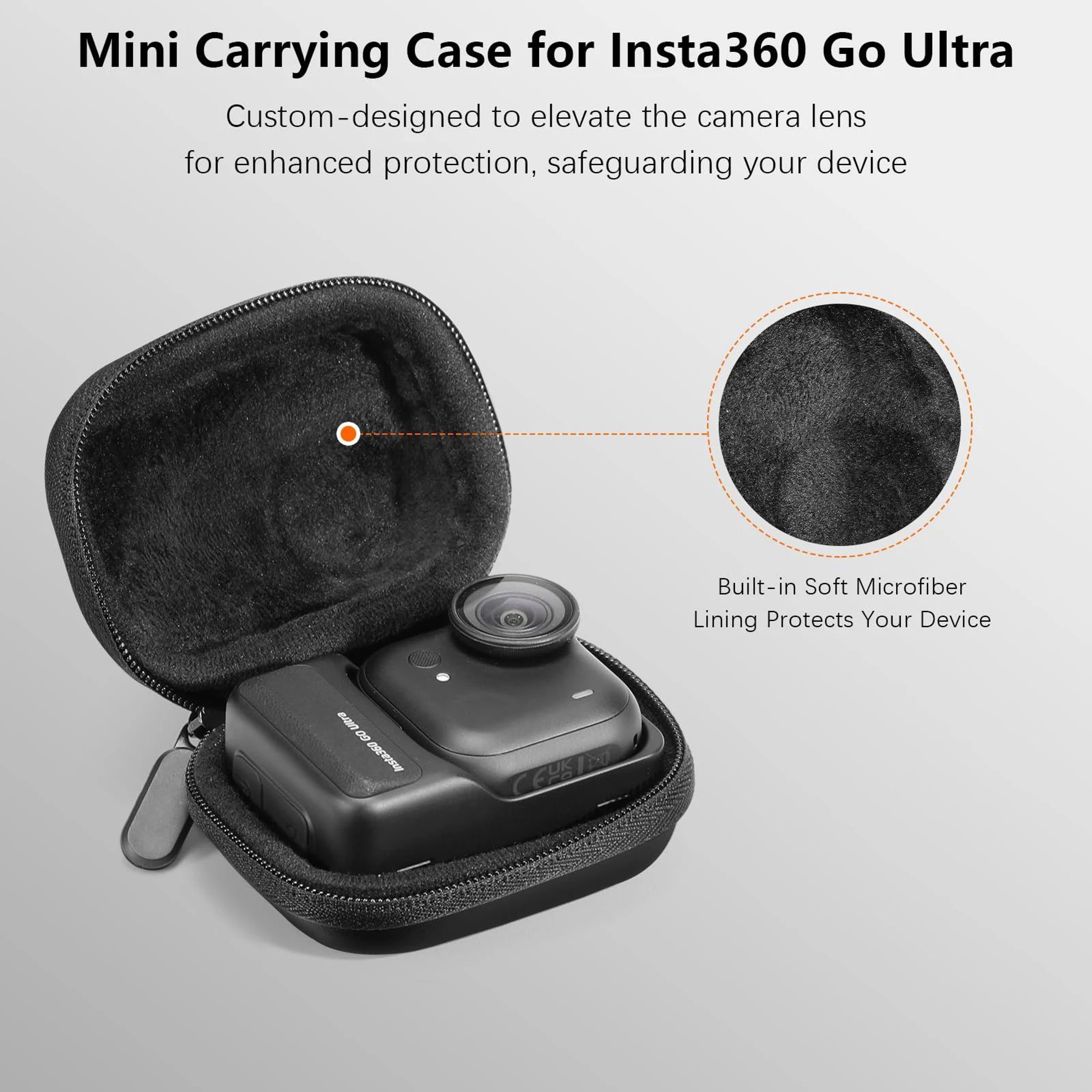 Insta360 GO Ultra Compact Hard Travel Storage Case 4