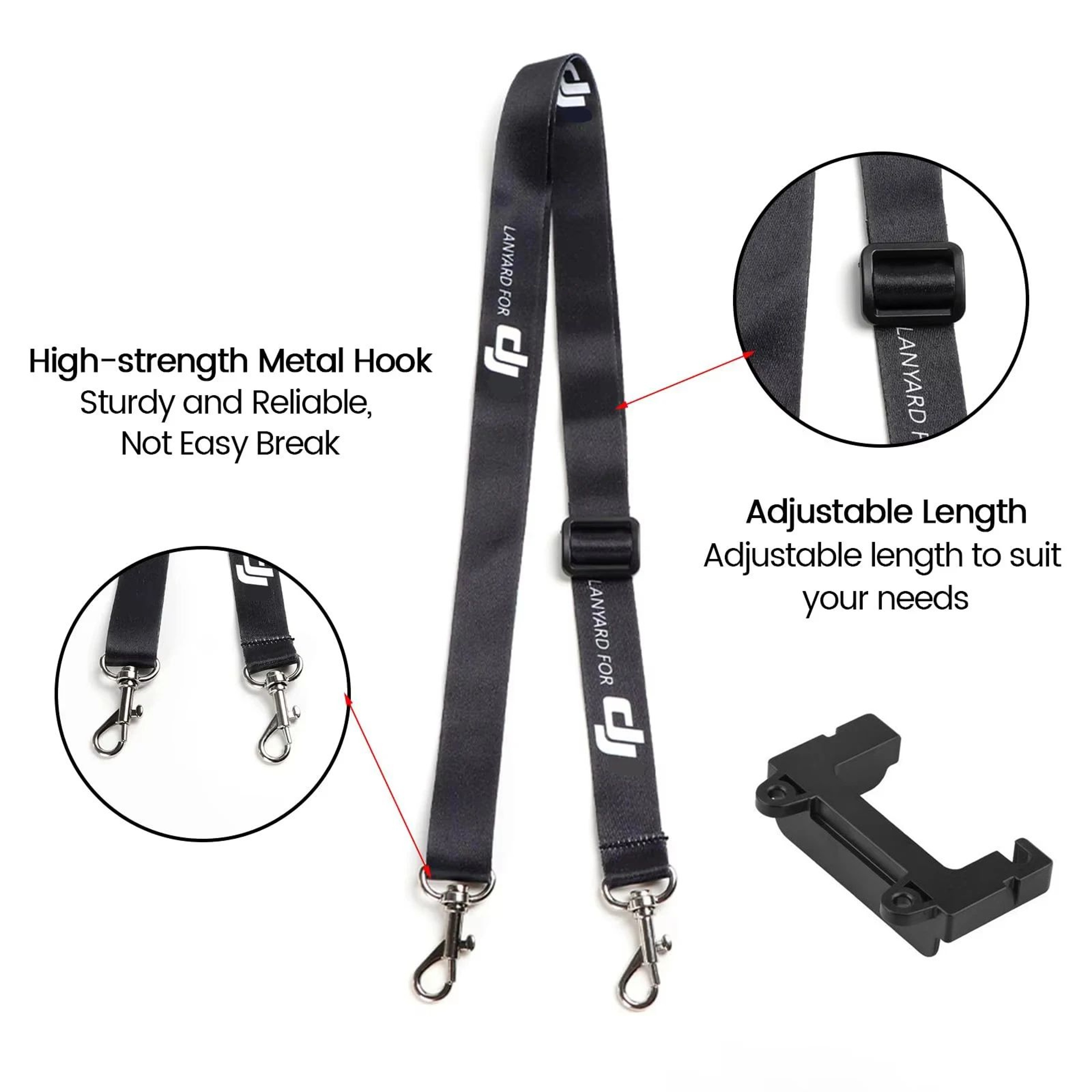 Adjustable DJI Drone Controller Lanyard Neck Strap 1