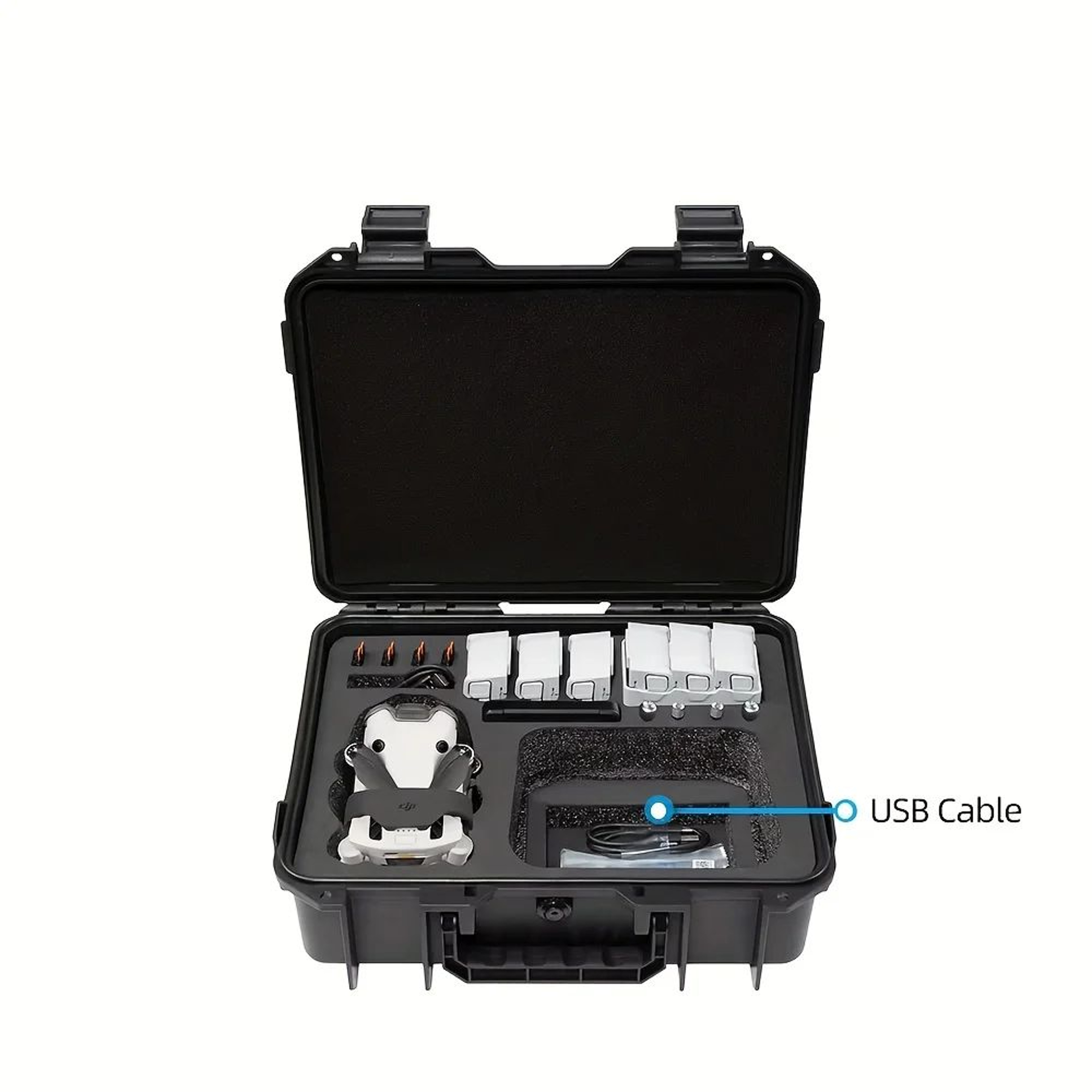 Waterproof Hard Travel Case For DJI Mini 4 Pro And Mini 3 Pro 2