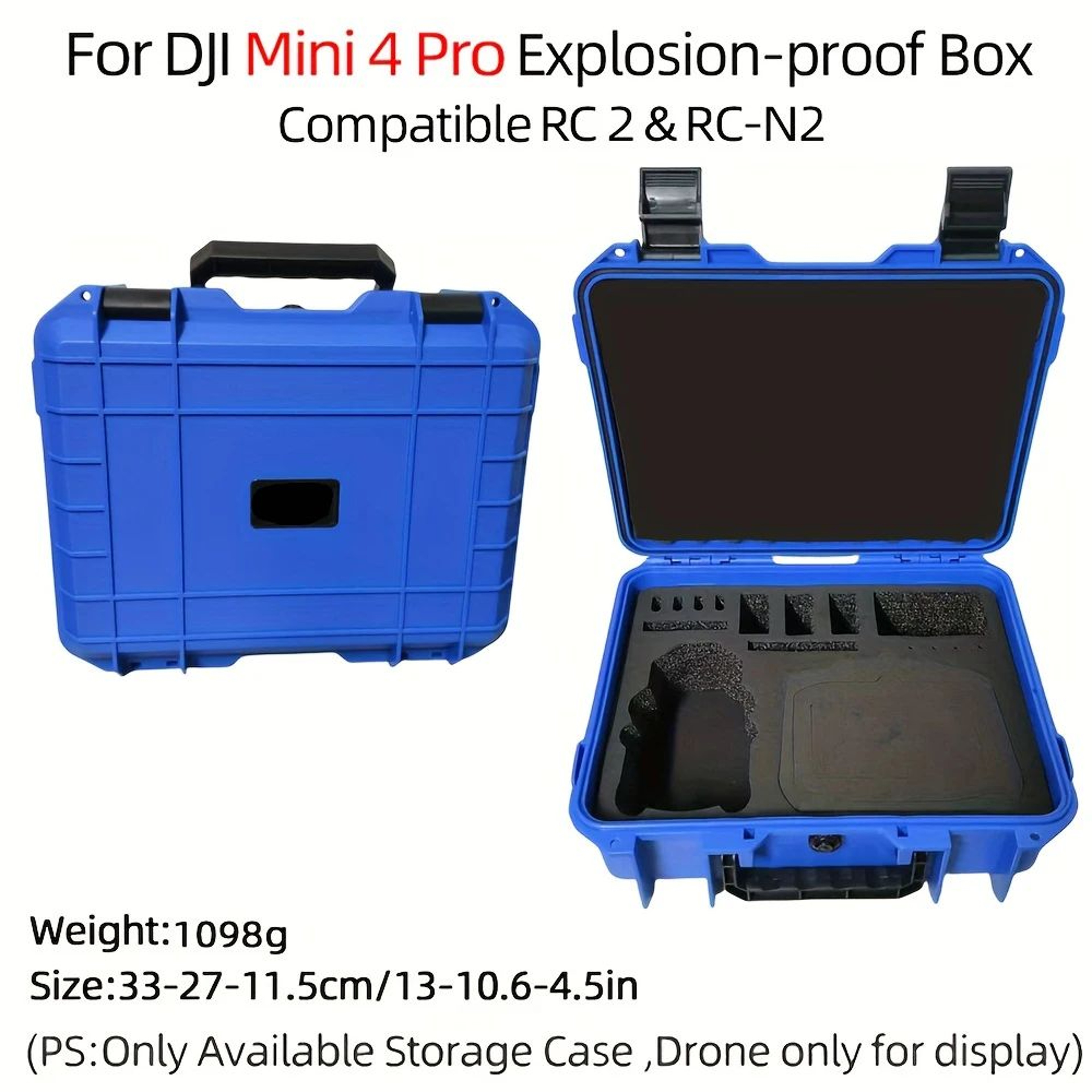 Waterproof Hard Travel Case For DJI Mini 4 Pro And Mini 3 Pro 8