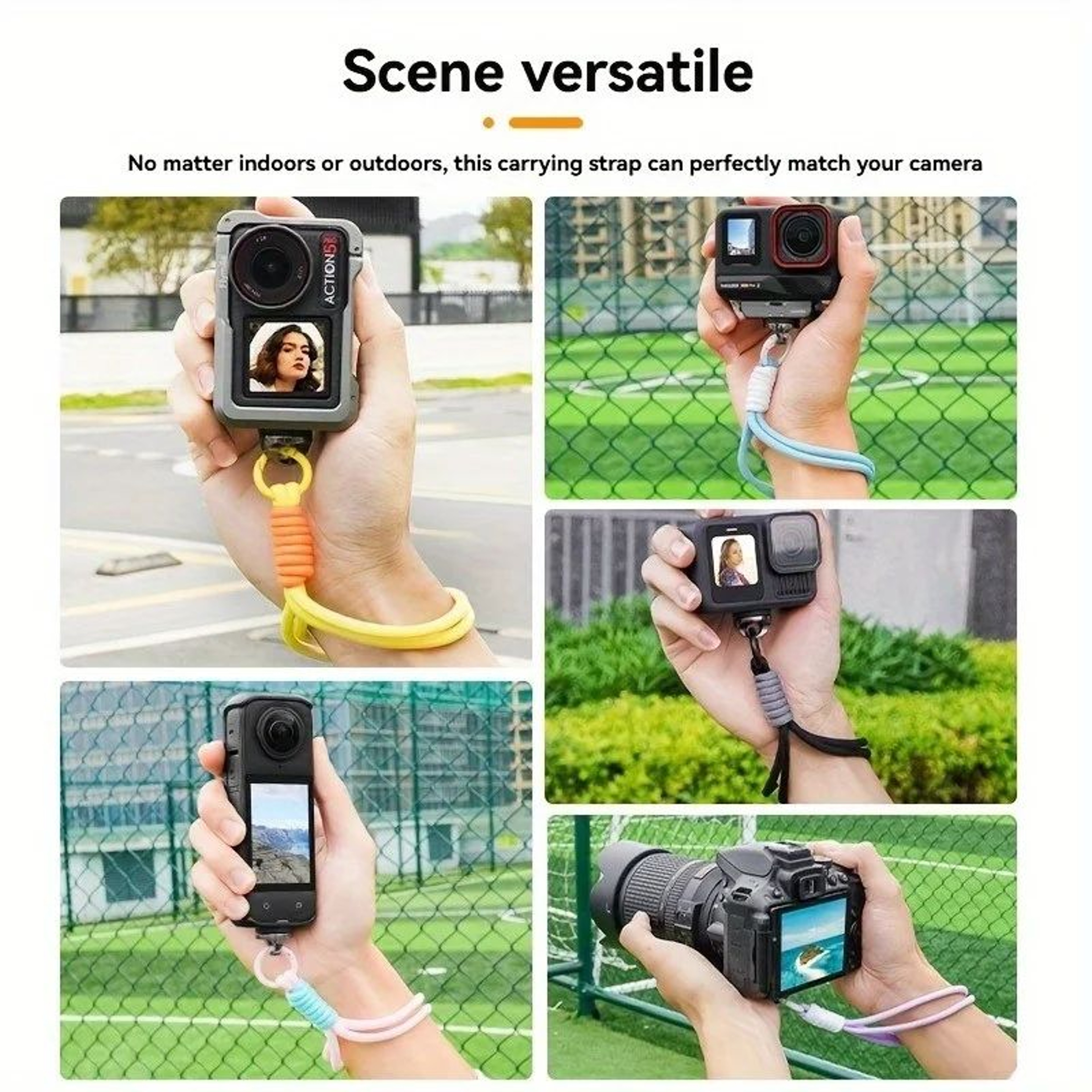 Adjustable Wrist Hand Strap For DJI Osmo And Insta360 Cameras 3