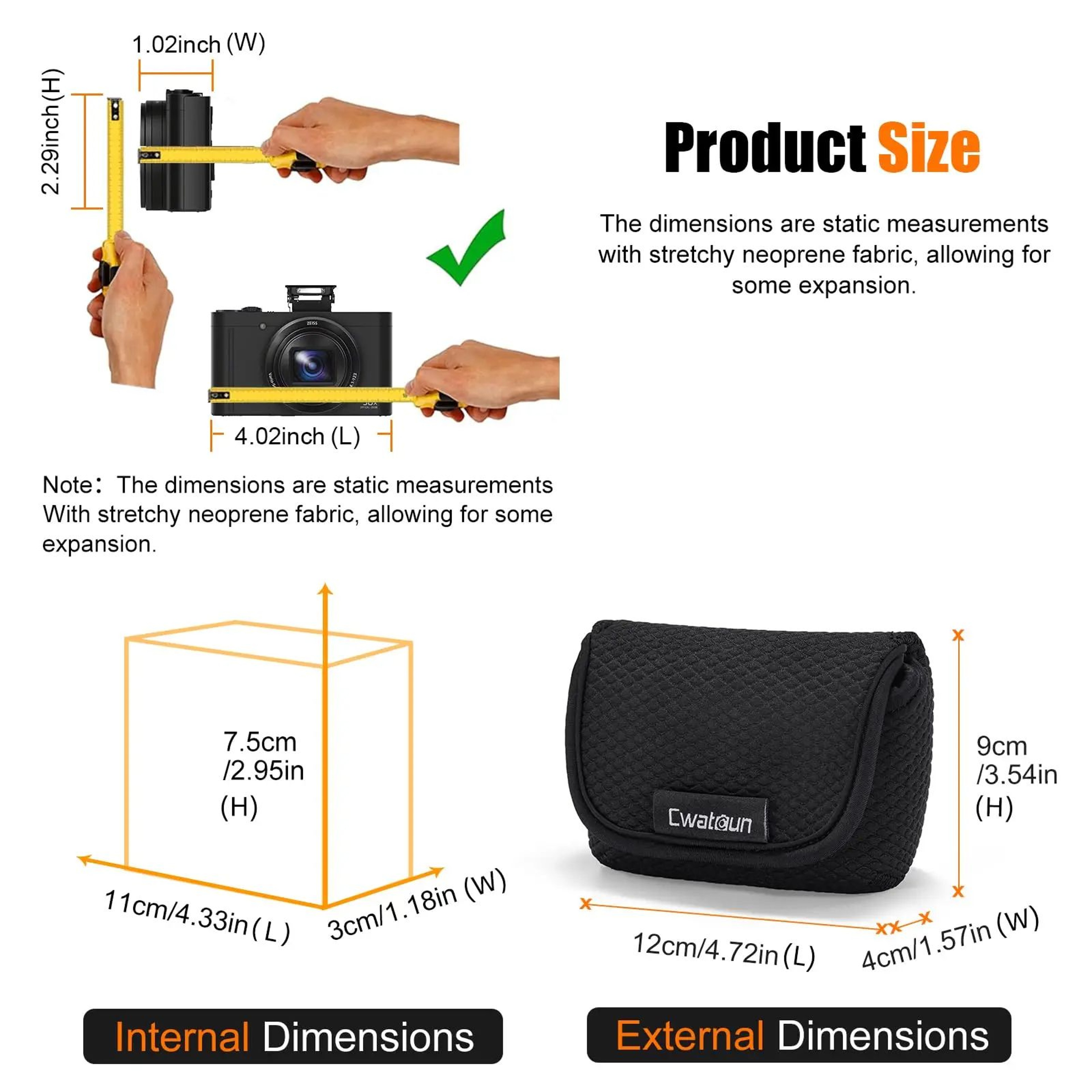 Compact Protective Digital Camera Carrying Case 1