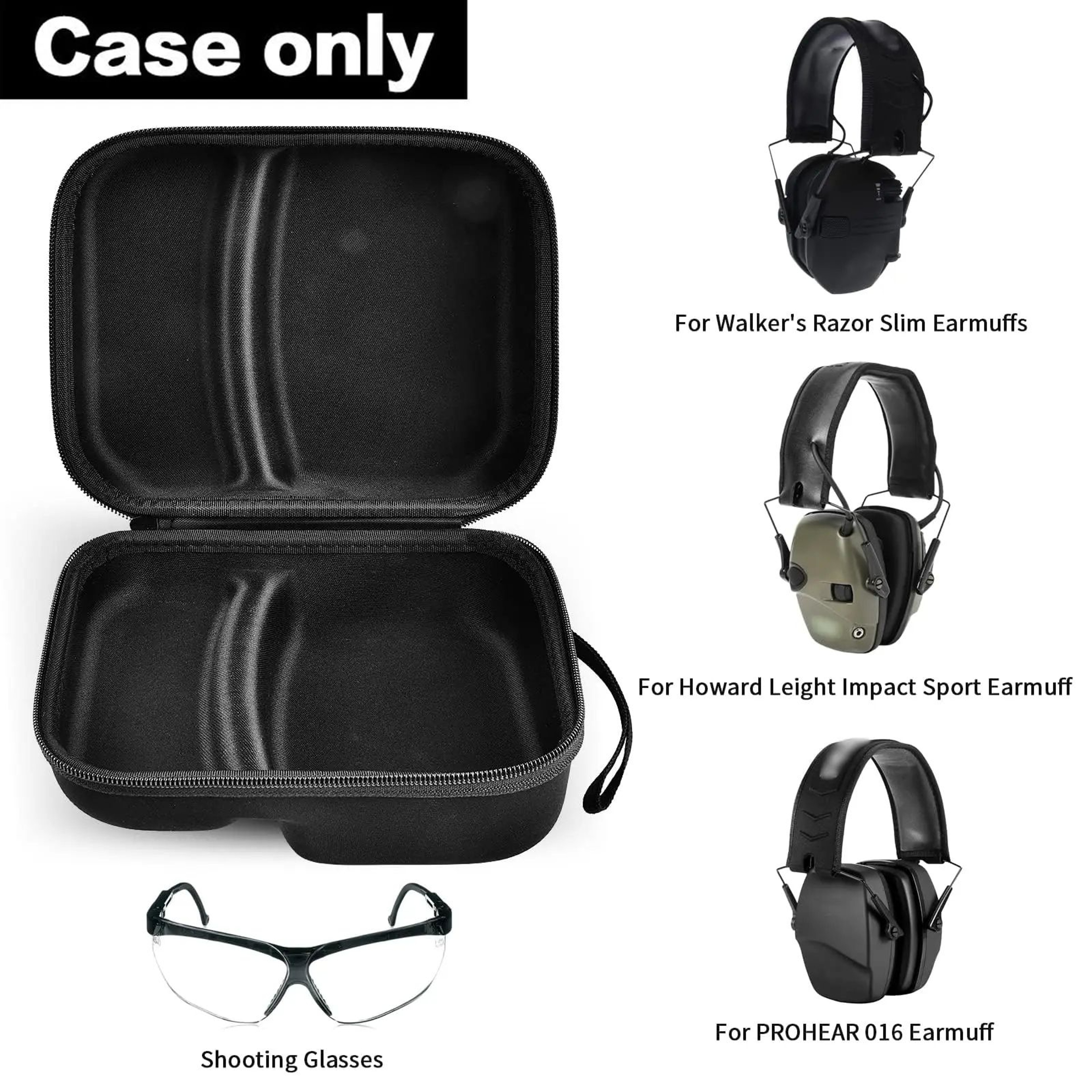 Protective Storage Case For Electronic Ear Protection Earmuffs 1