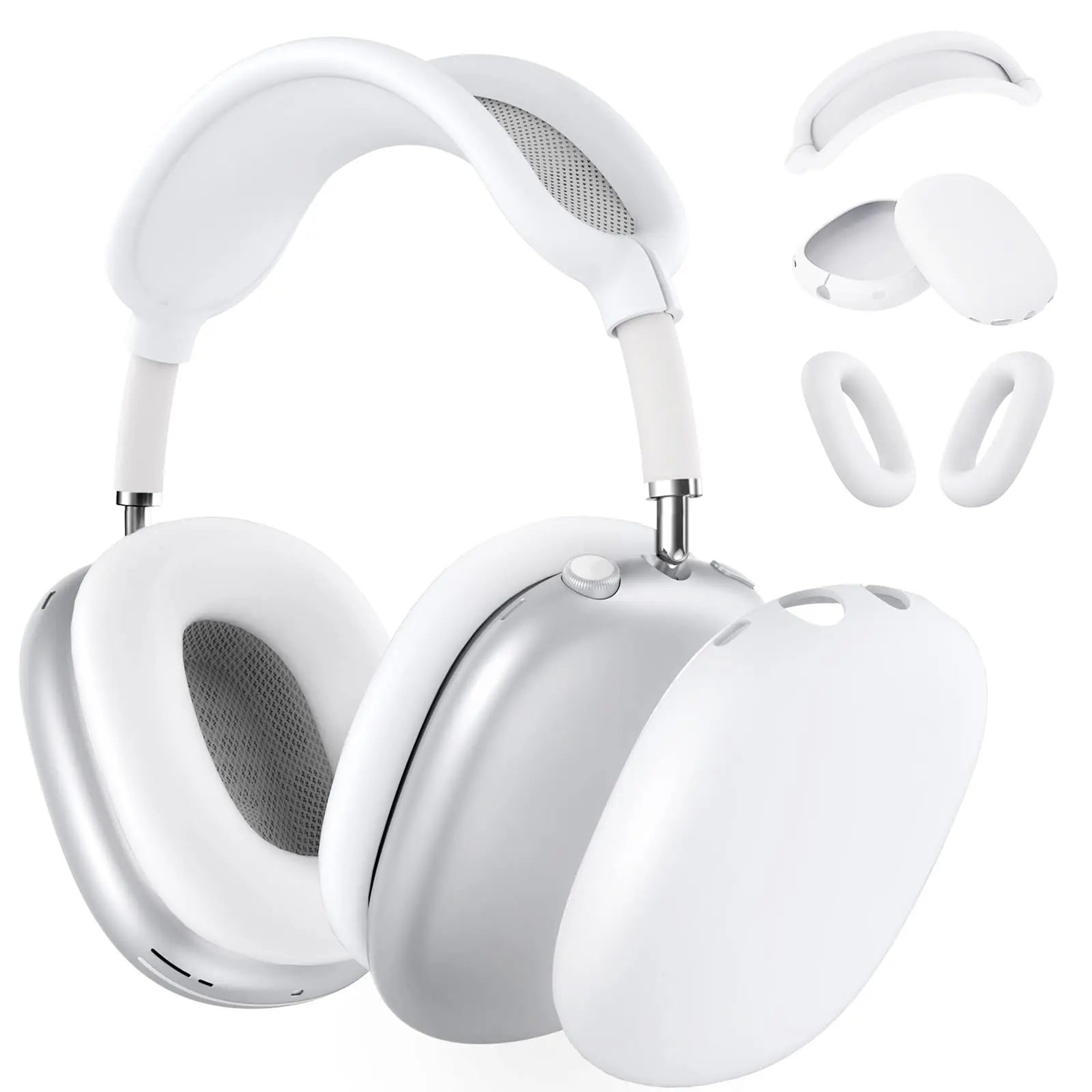 4 In 1 Silicone Protective Cover Set For AirPods Max 8