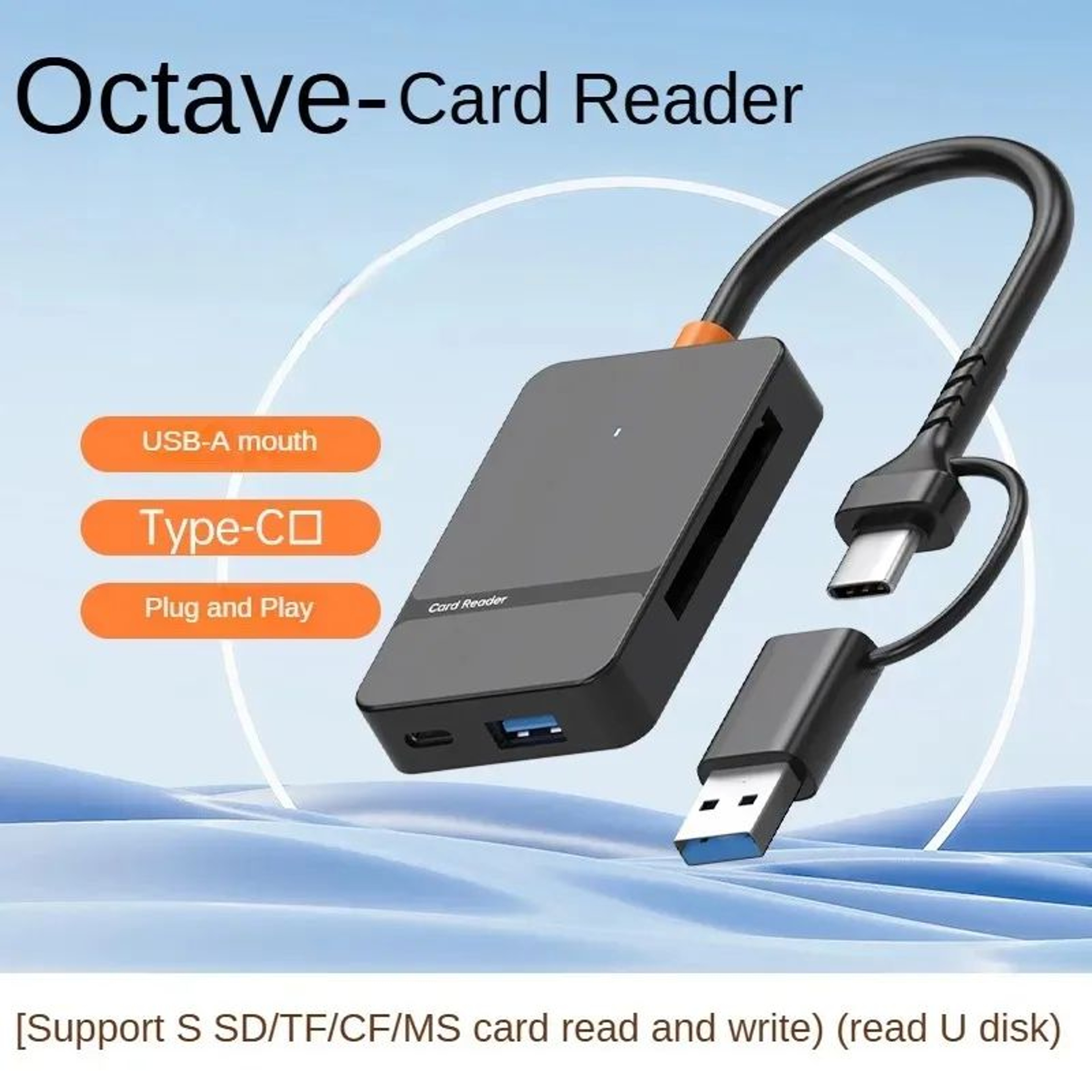 8 In 1 USB 30 Multi Card Reader And Adapter 6