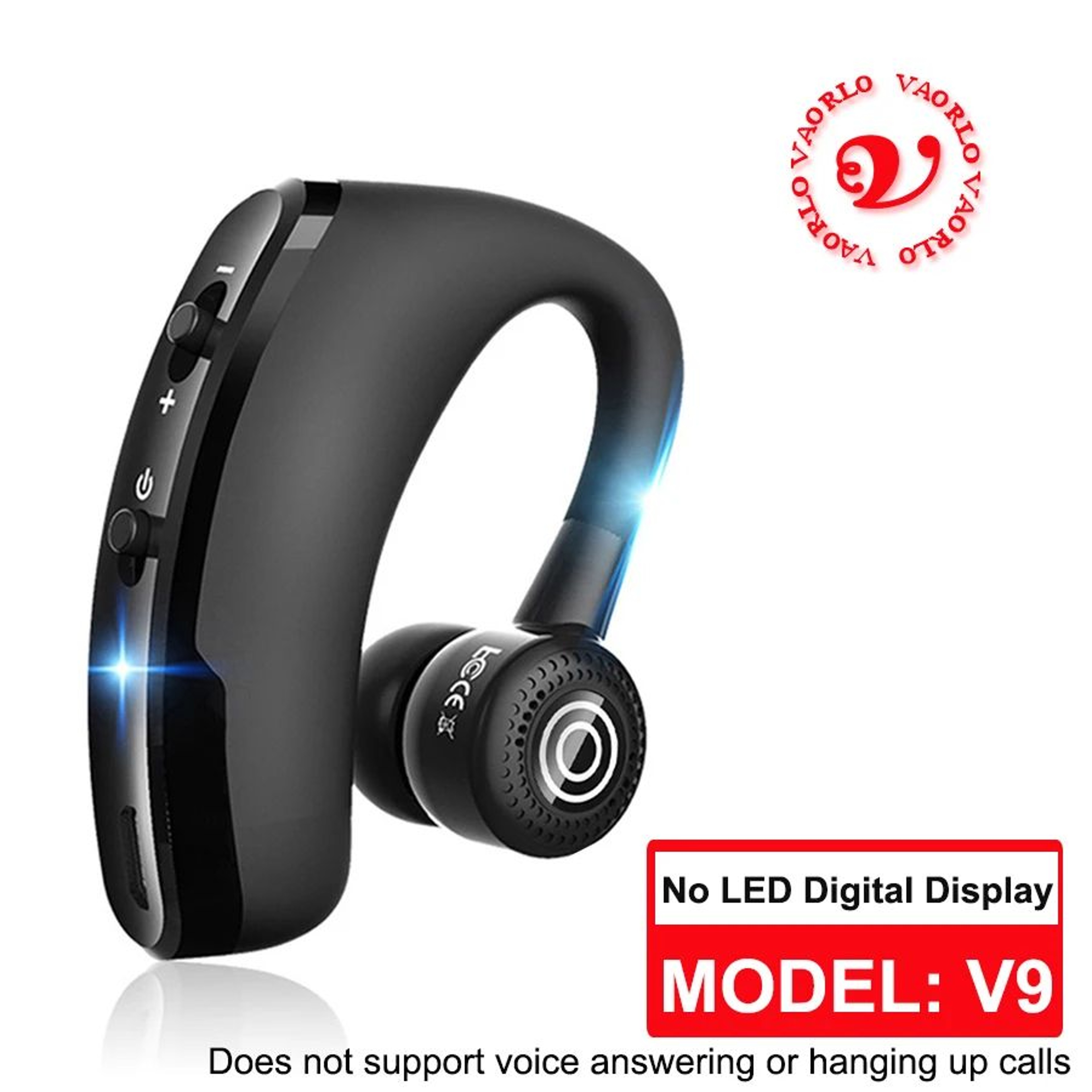 V8S Bluetooth Headset With LED Display And HD Microphone 9