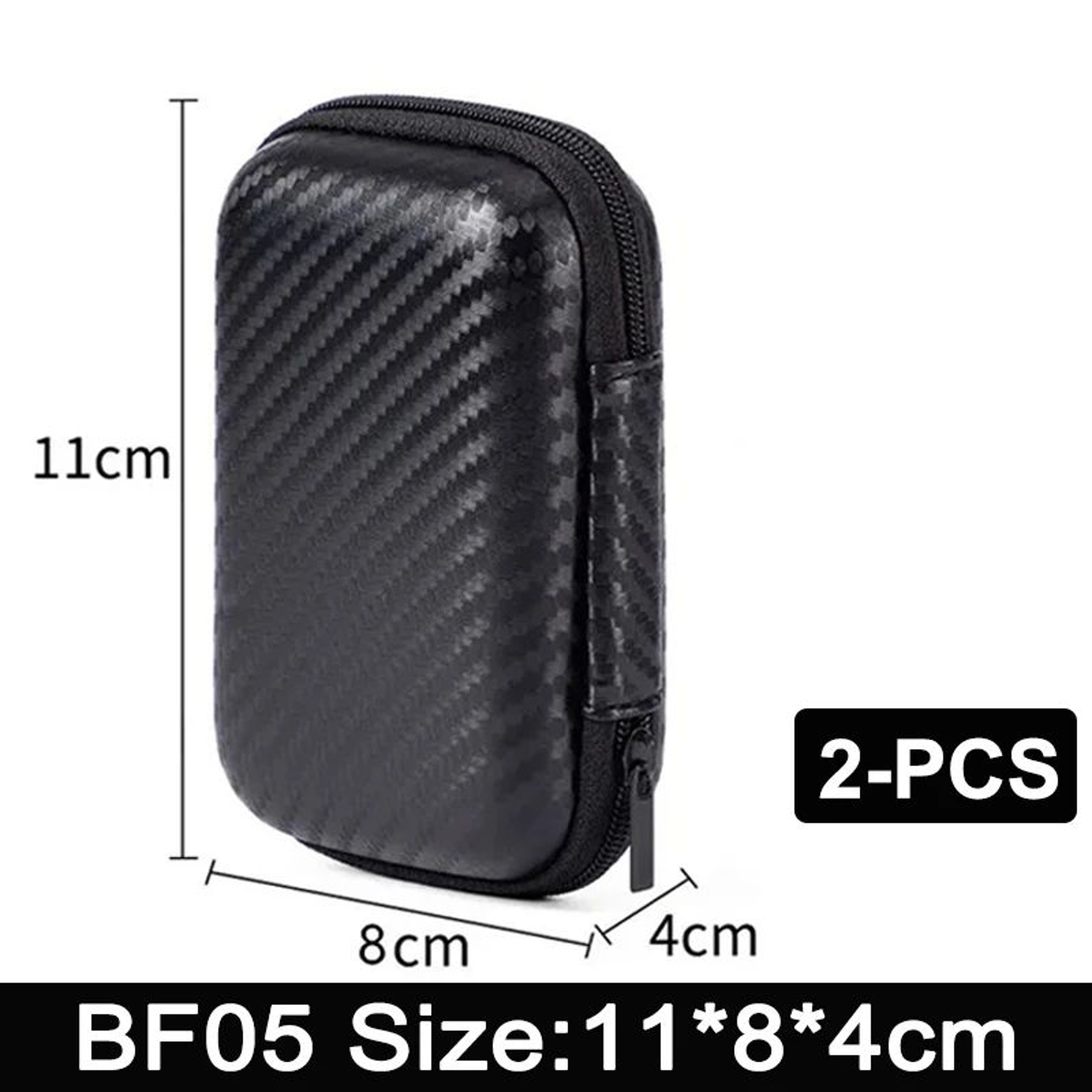 Portable Zipper Tech Accessories Organizer Case 18