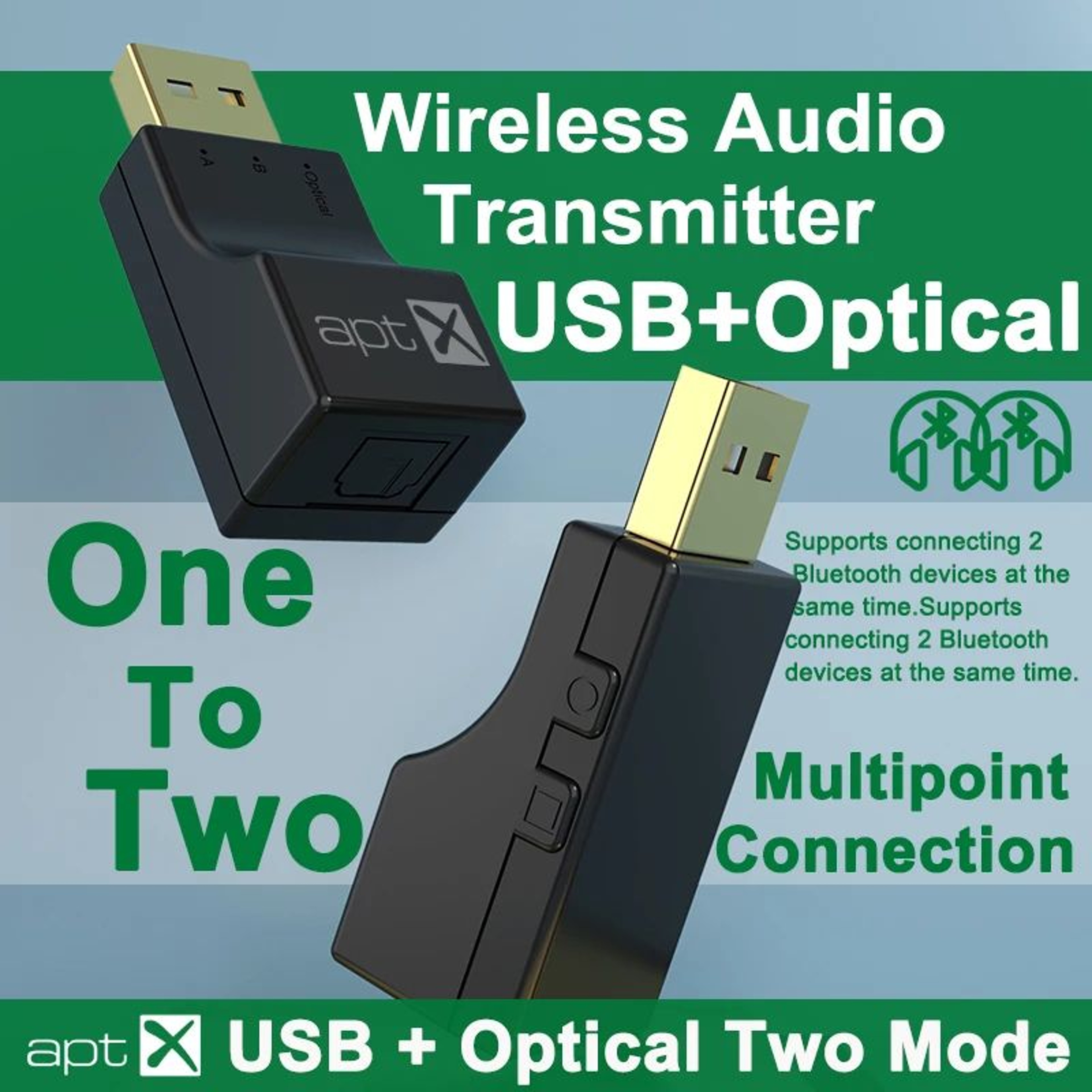 HiFi Bluetooth Audio Transmitter With AptX Support 2