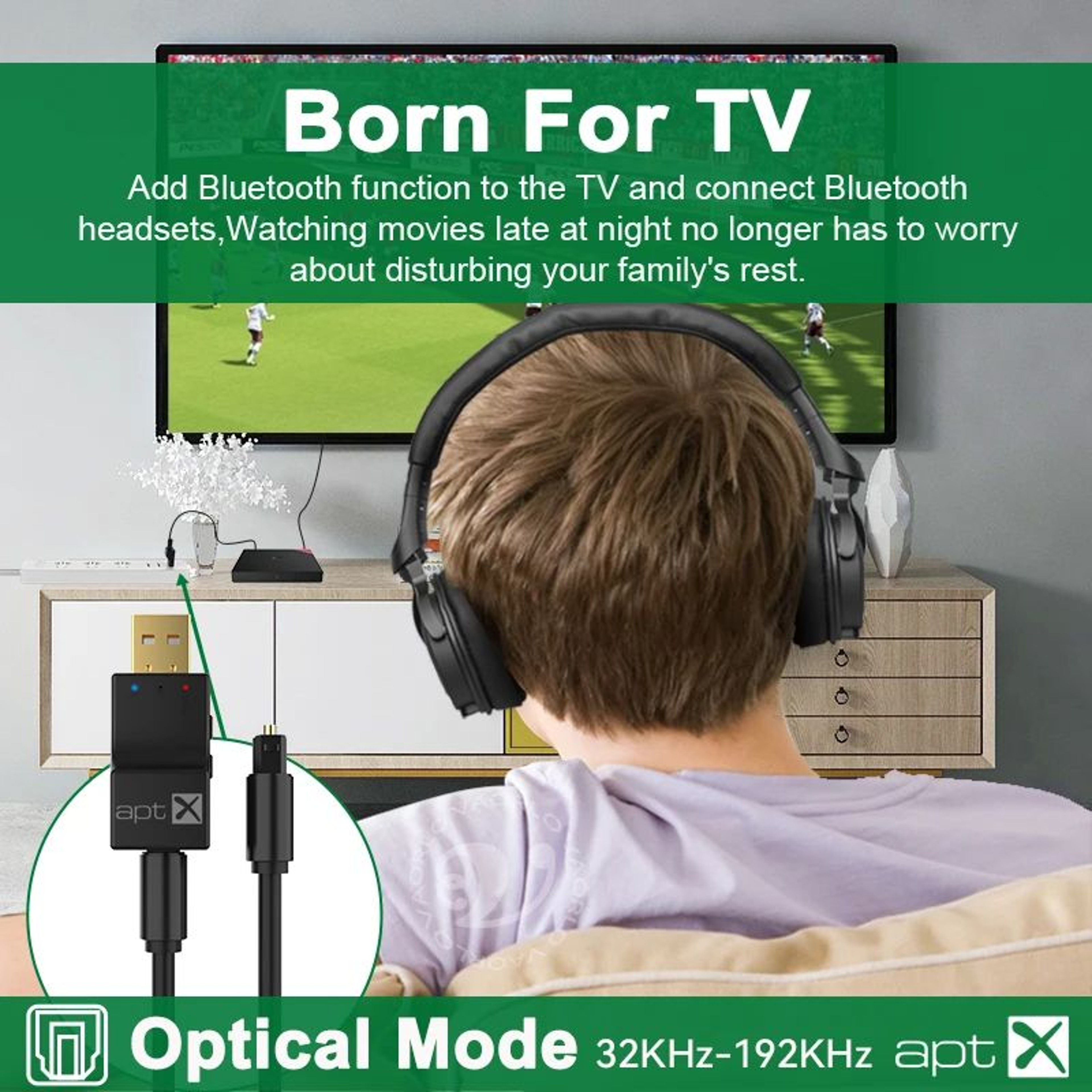 HiFi Bluetooth Audio Transmitter With AptX Support 5