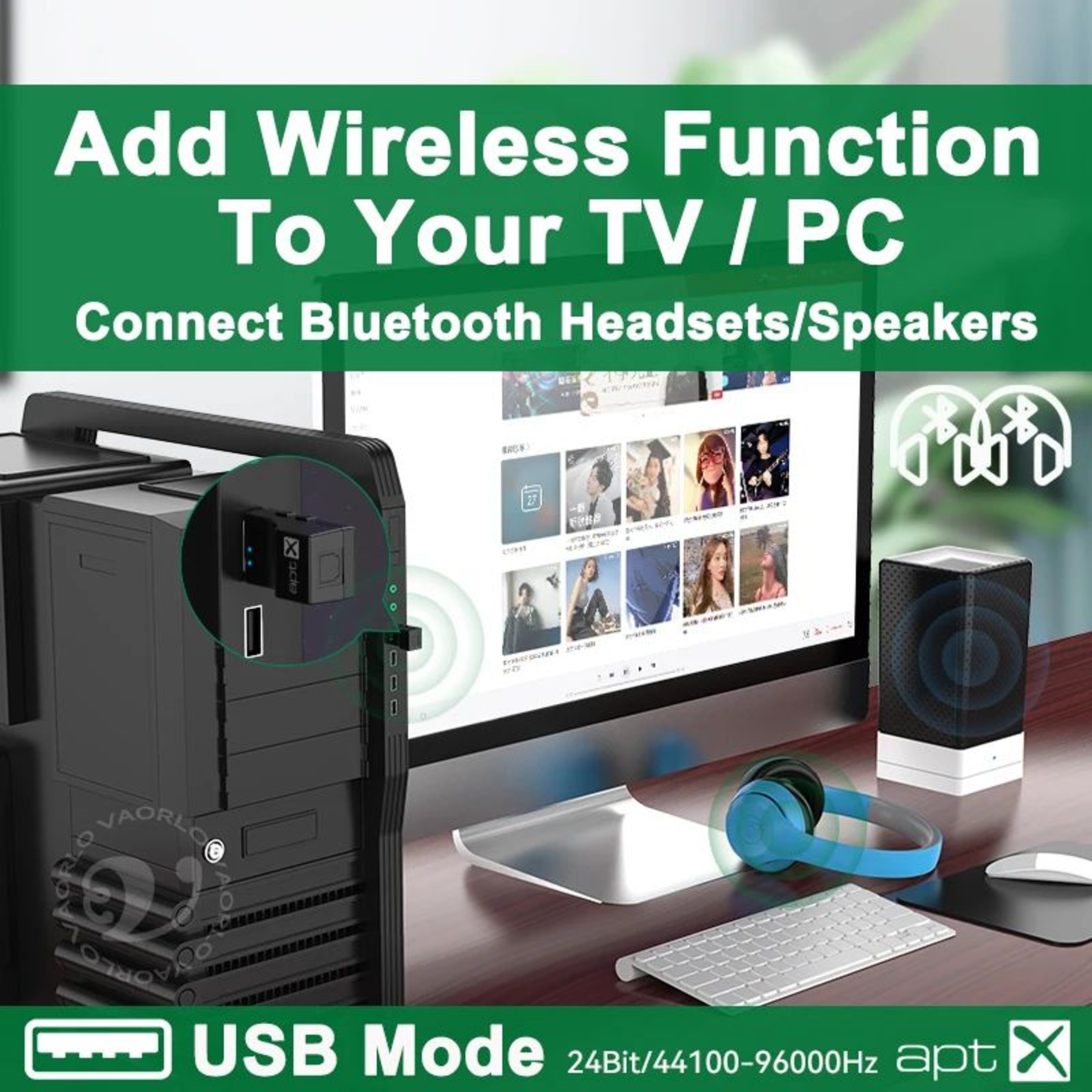 HiFi Bluetooth Audio Transmitter With AptX Support 3
