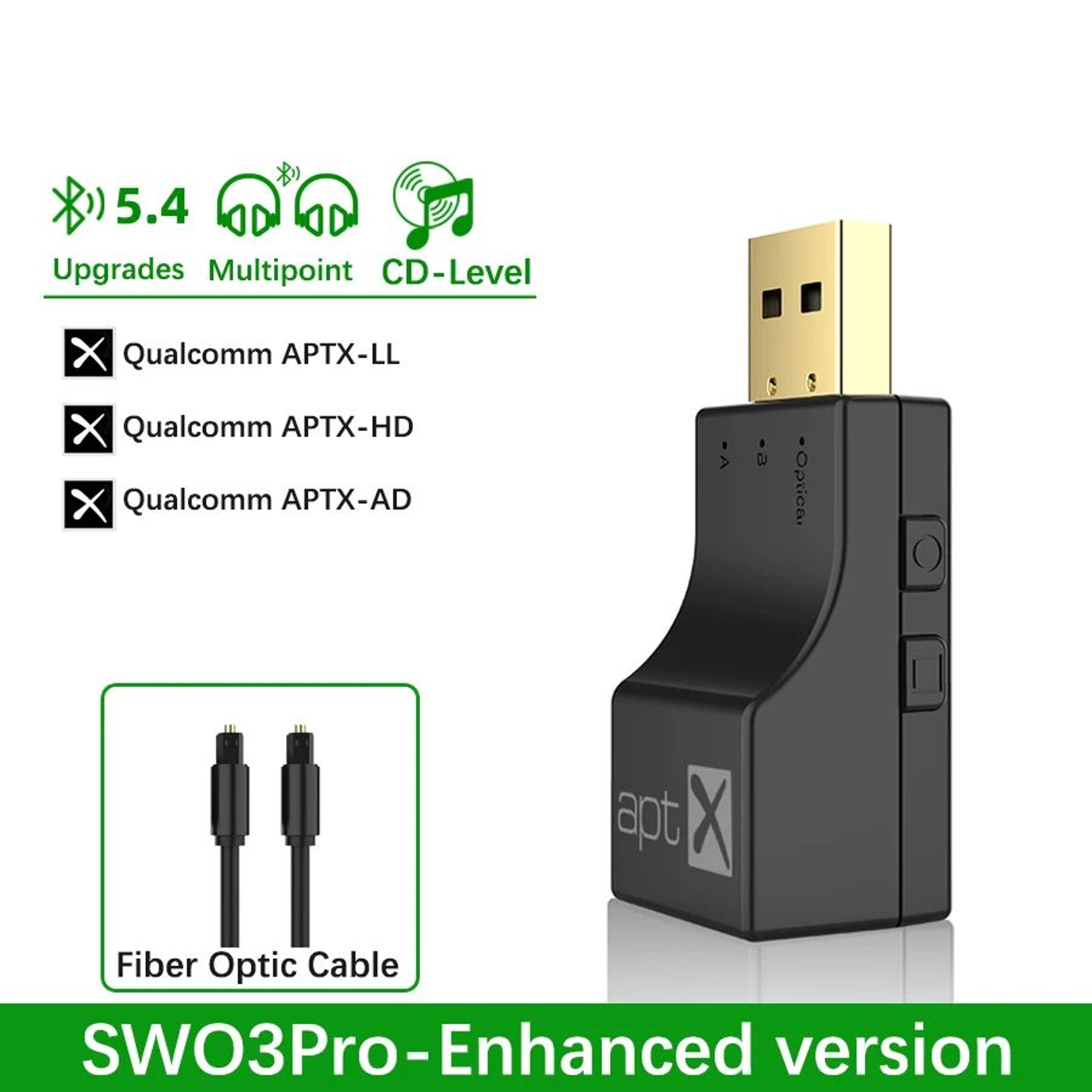 HiFi Bluetooth Audio Transmitter With AptX Support 6