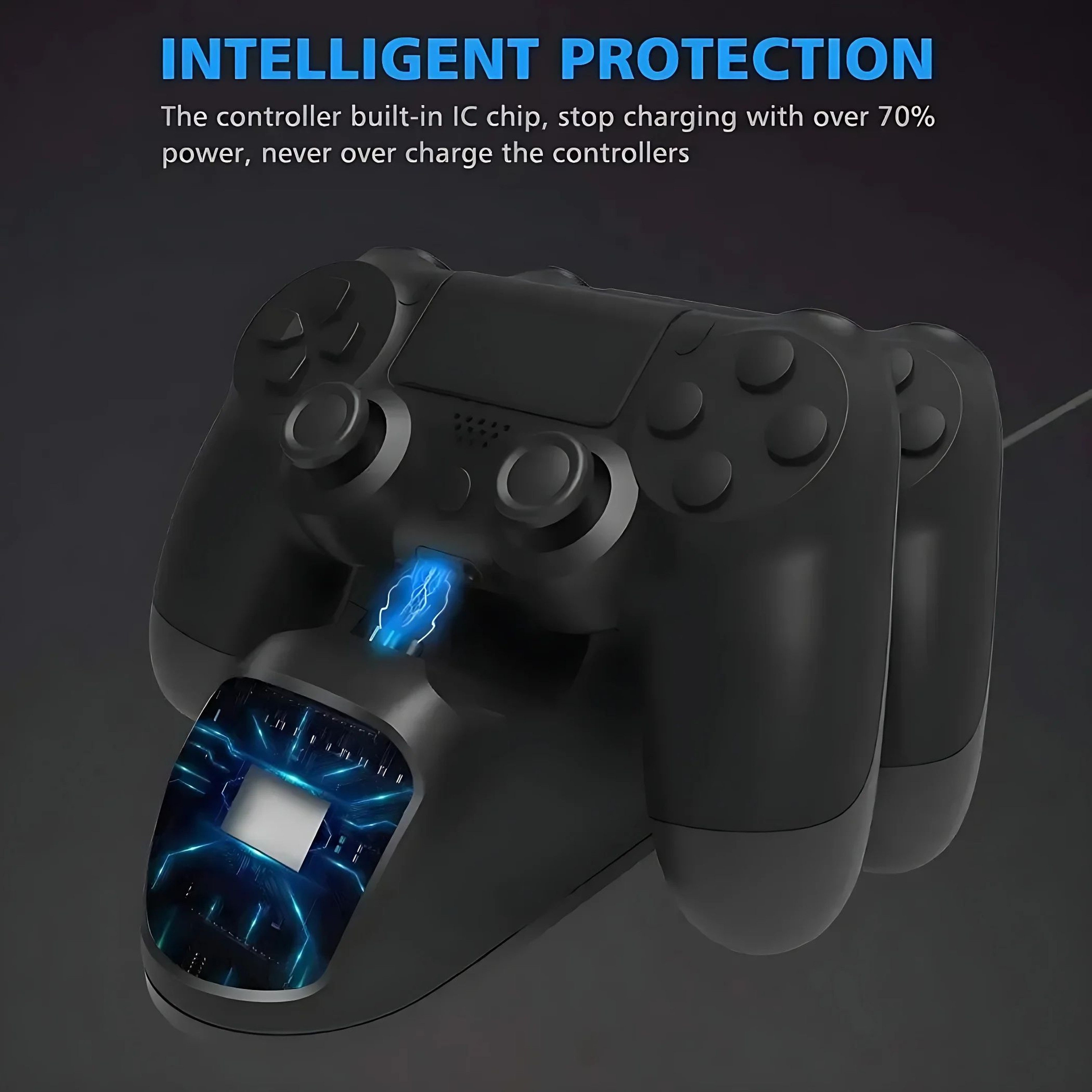 Fast Charging Dock For PS4 Game Controllers 3