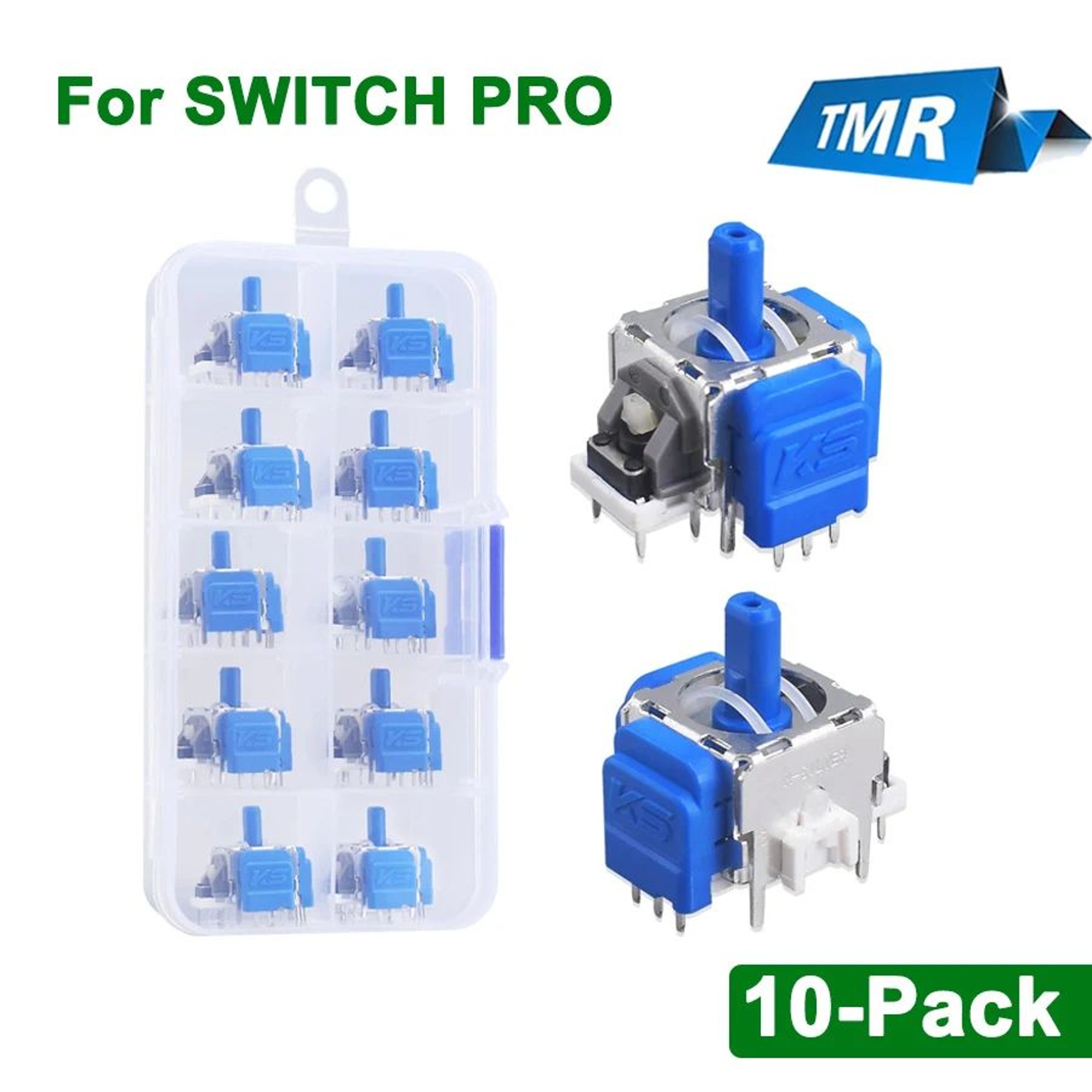 10 Pack TMR Hall Effect Joystick Replacement Modules 9