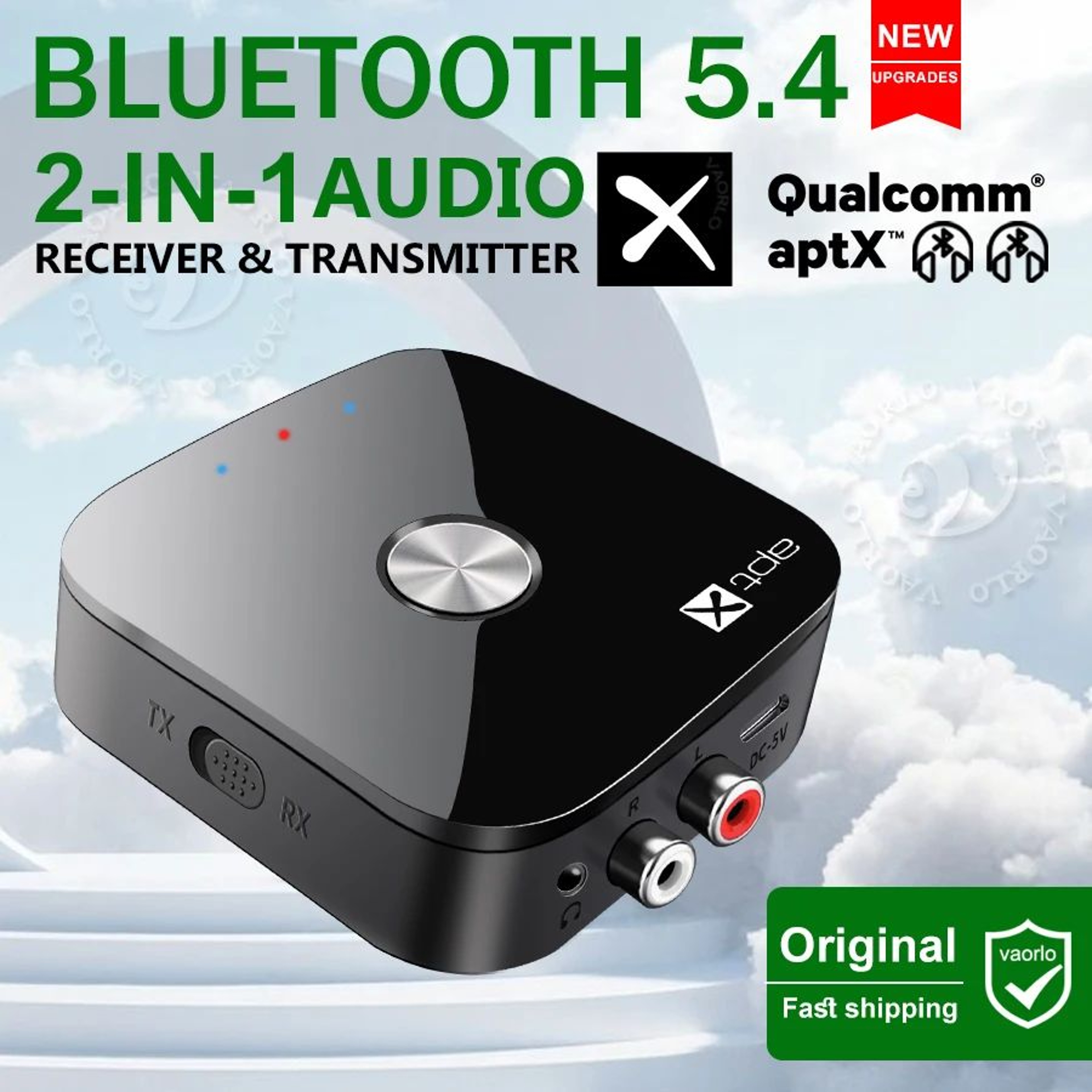 2 In 1 AptX Bluetooth Audio Transmitter Receiver 0