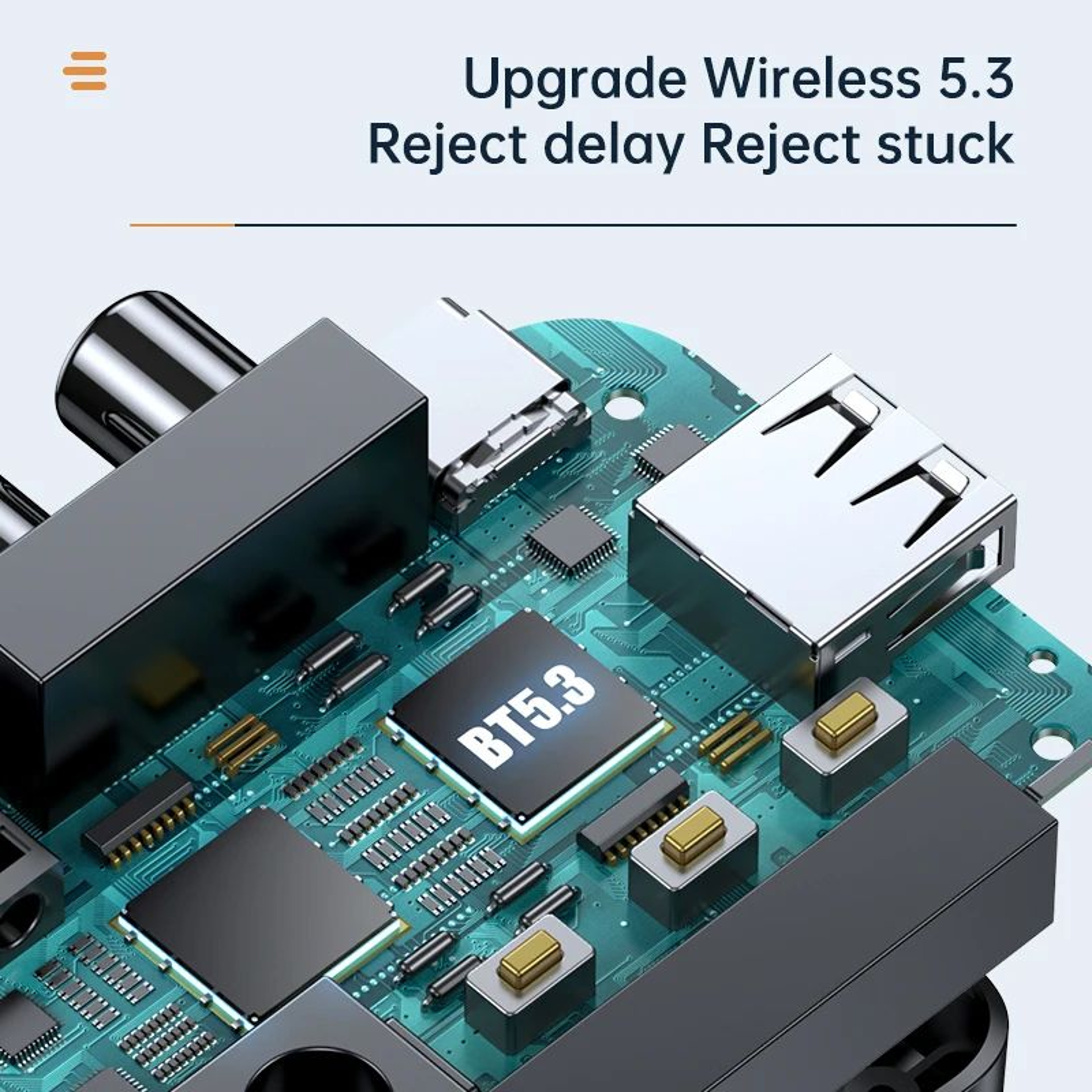 Bluetooth 53 Audio Receiver With TF And USB Playback 1