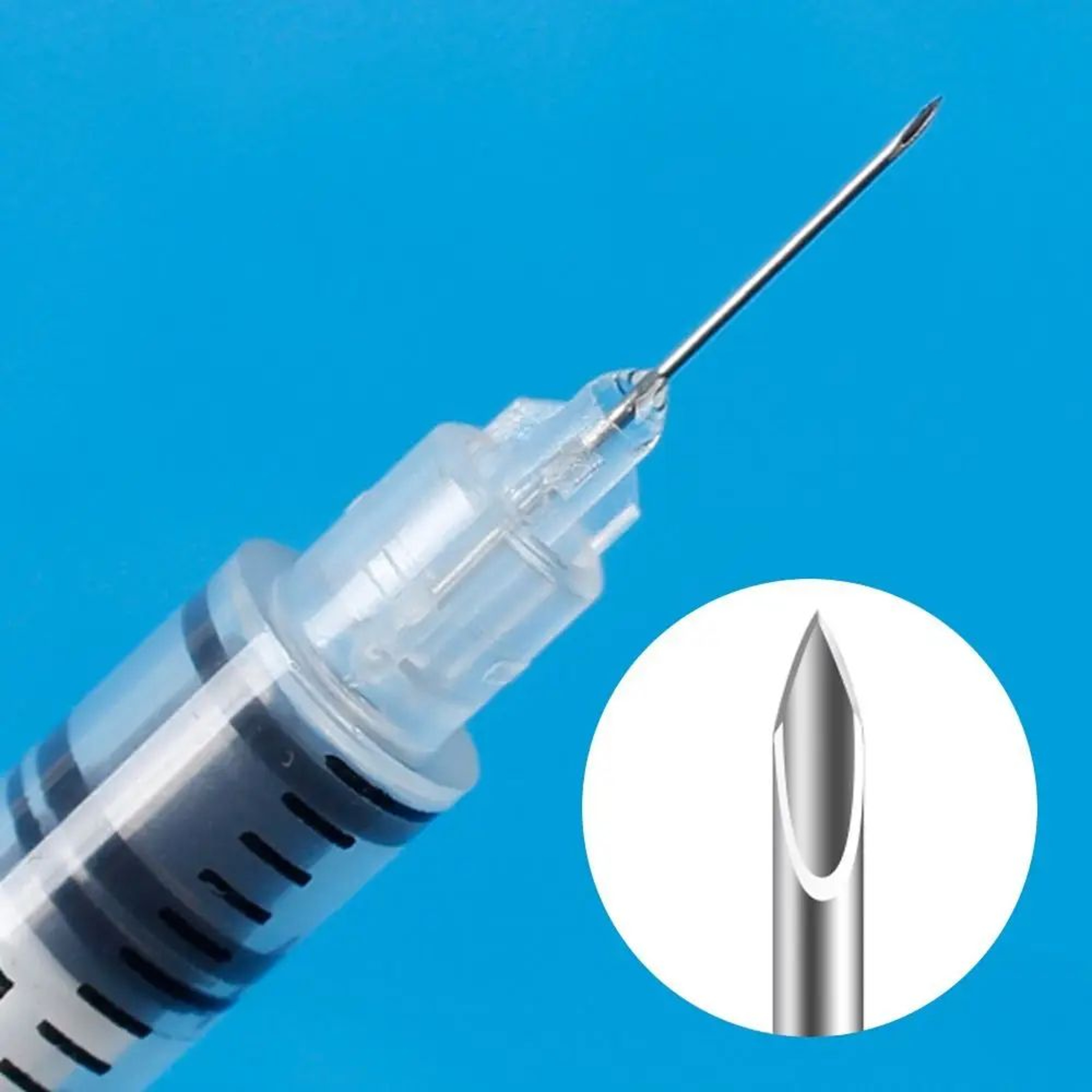 10Pcs 1ml Disposable Veterinary Syringes With Needles 4