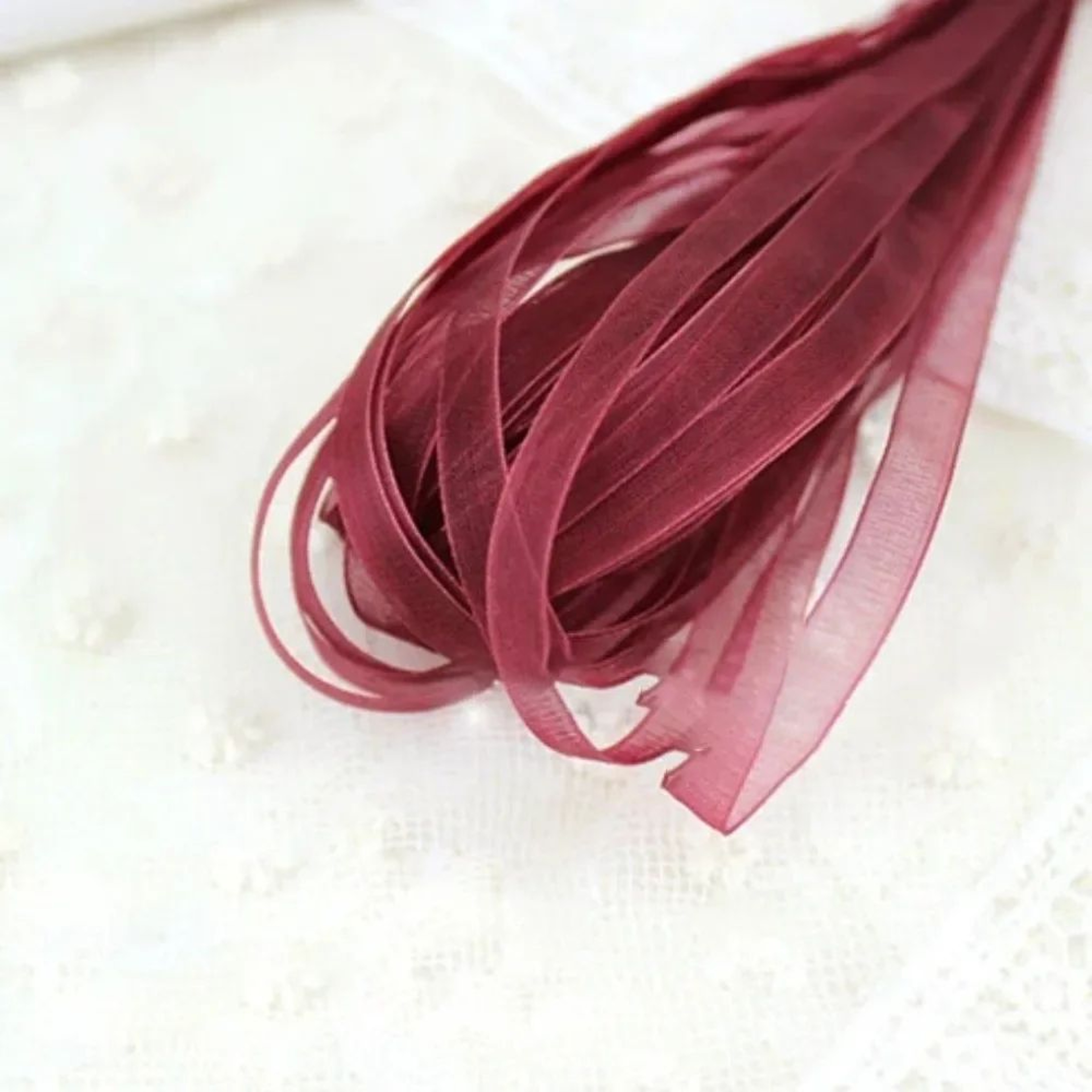 10 Yards Pleated Chiffon Fishtail Ribbon Trim 21