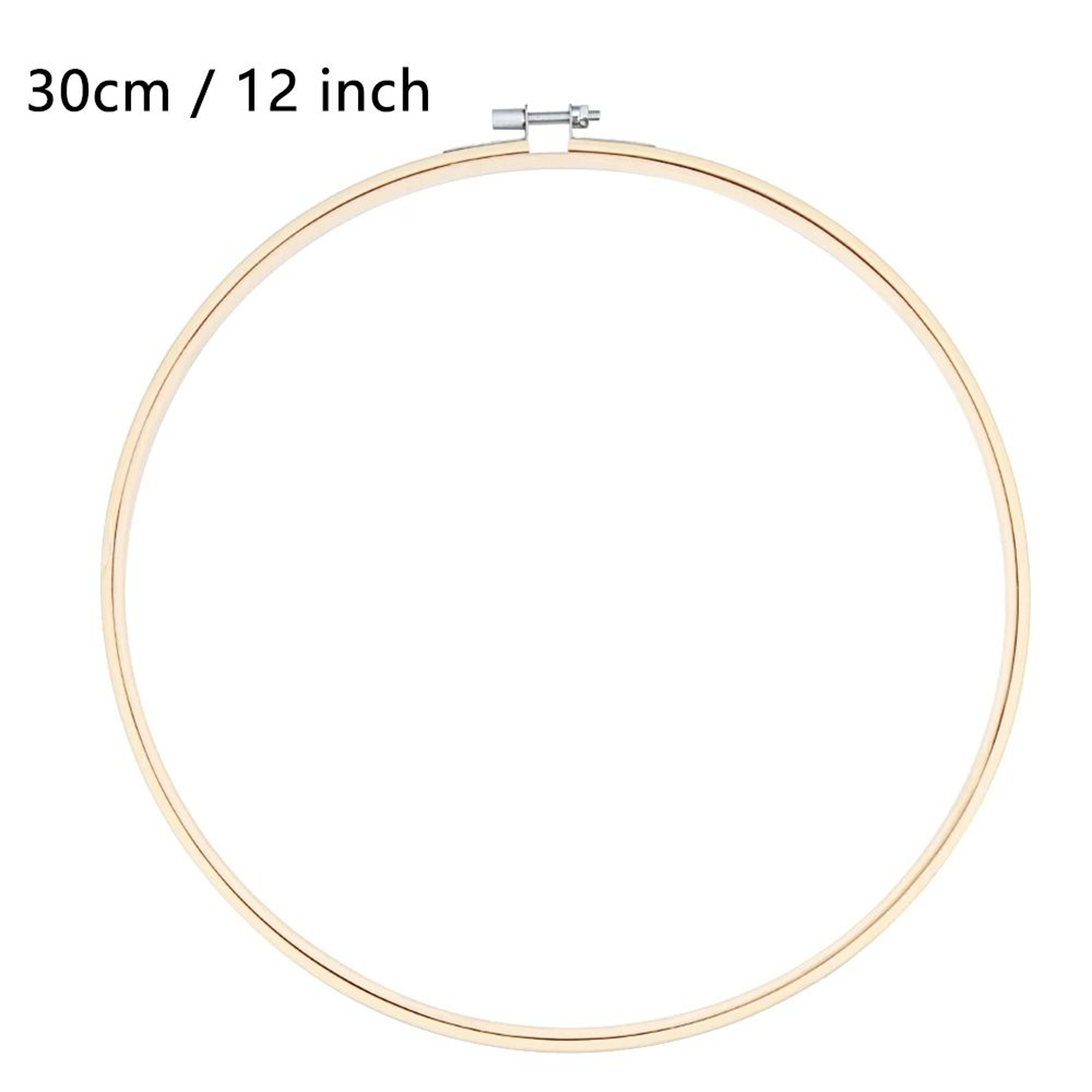 Bamboo Embroidery Hoop Round Cross Stitch Frame 9