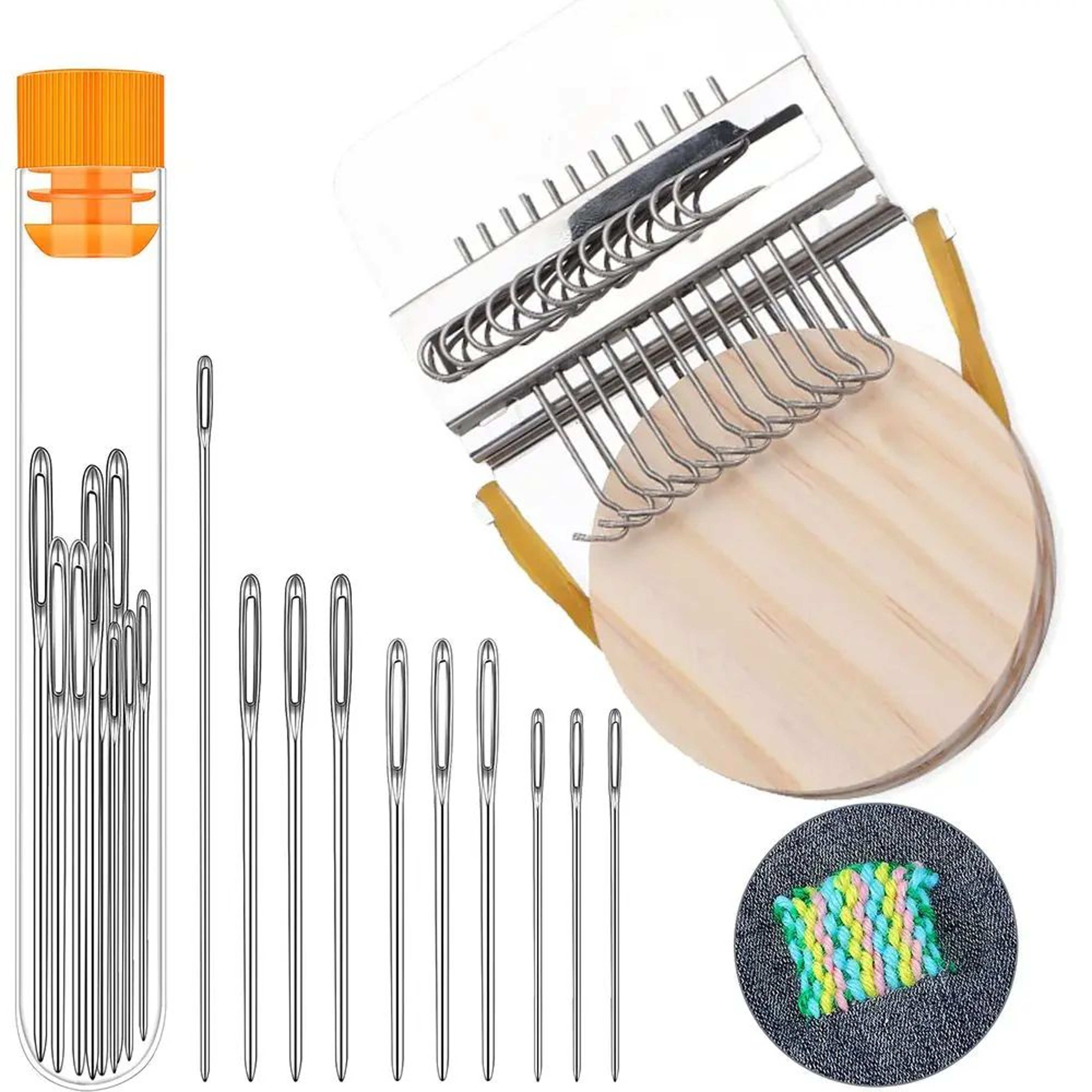 Small Wooden Speedweve Style Darning Loom Tool 6