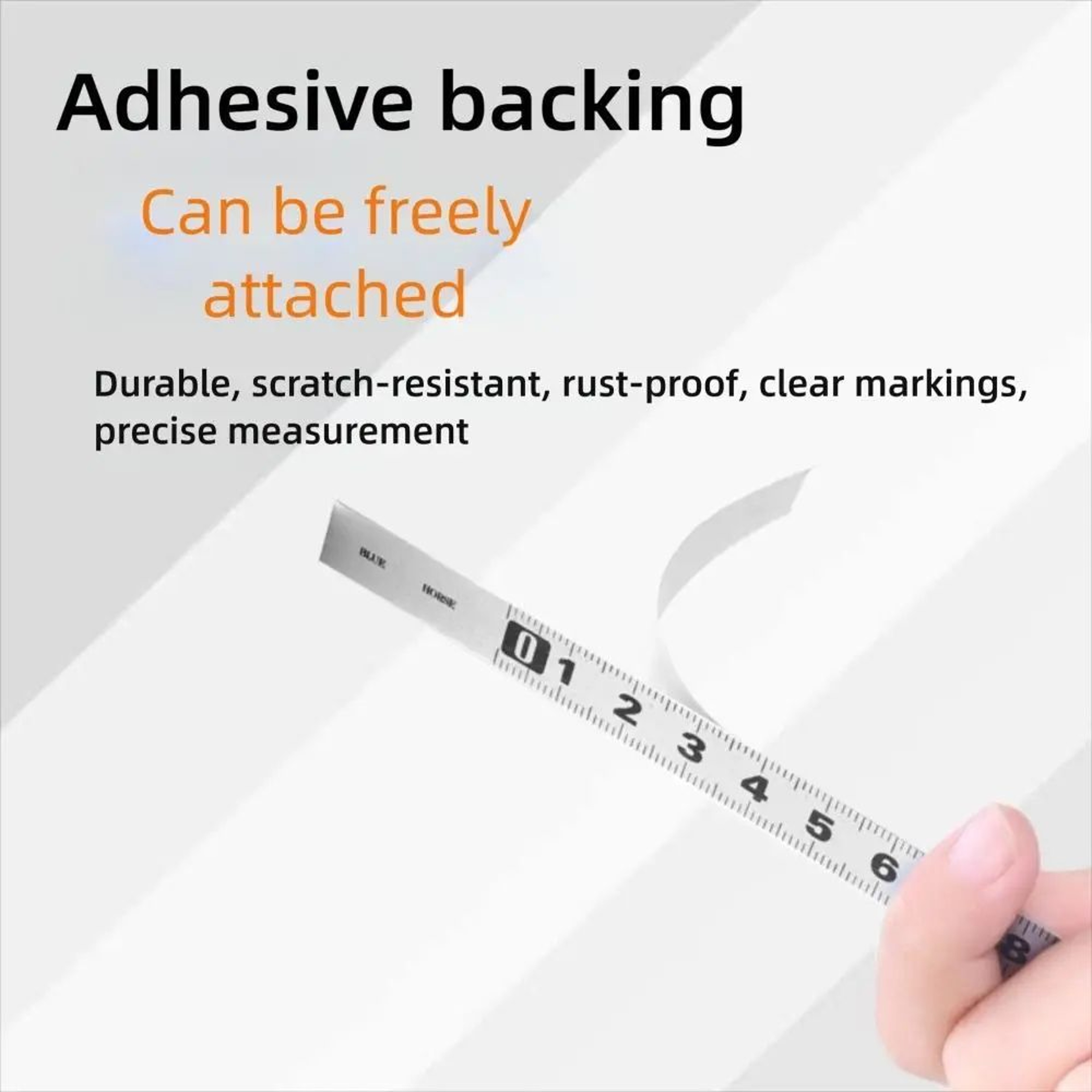 Self Adhesive Stainless Steel Measuring Tape Ruler 2