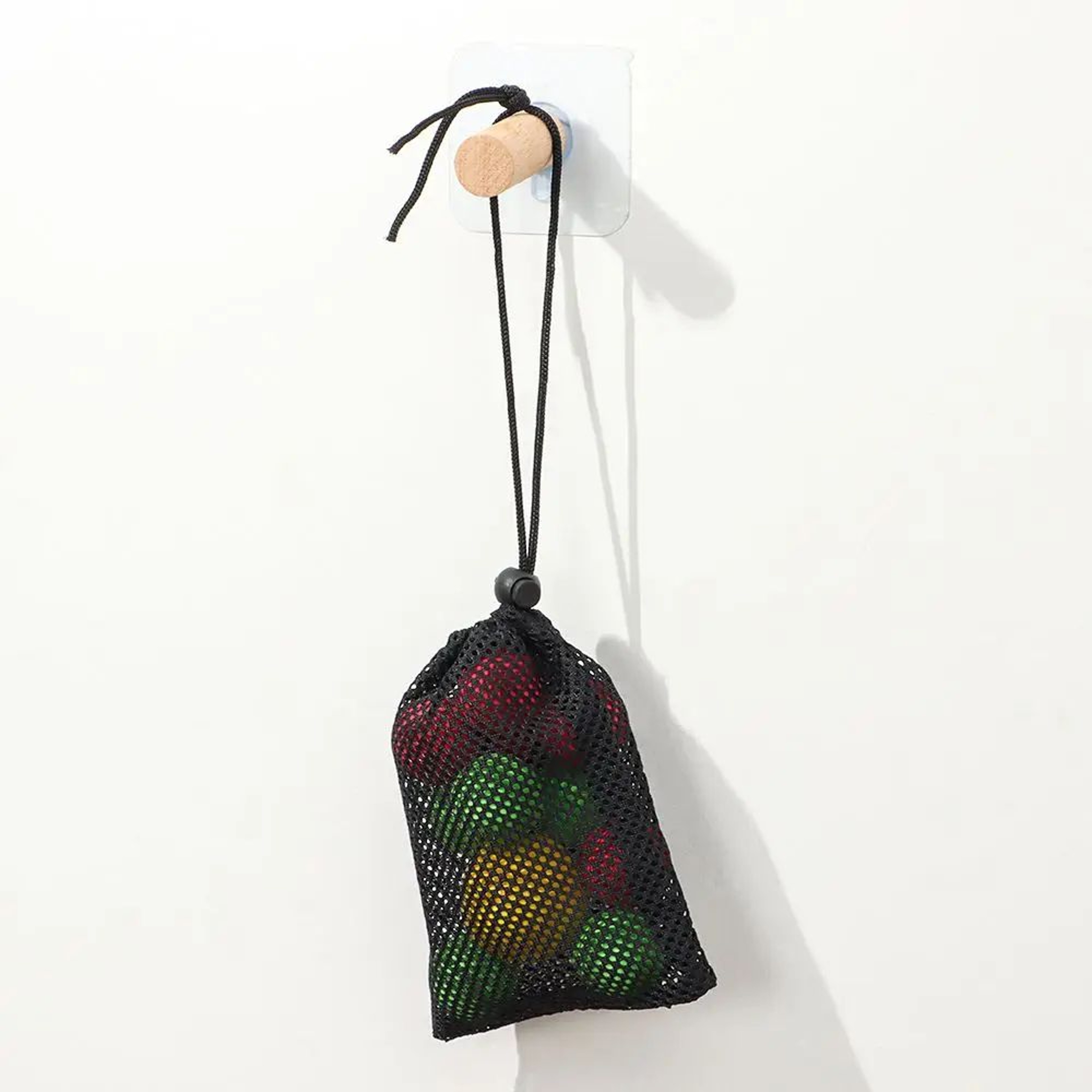 Nylon Mesh Drawstring Multipurpose Storage Pouch 5