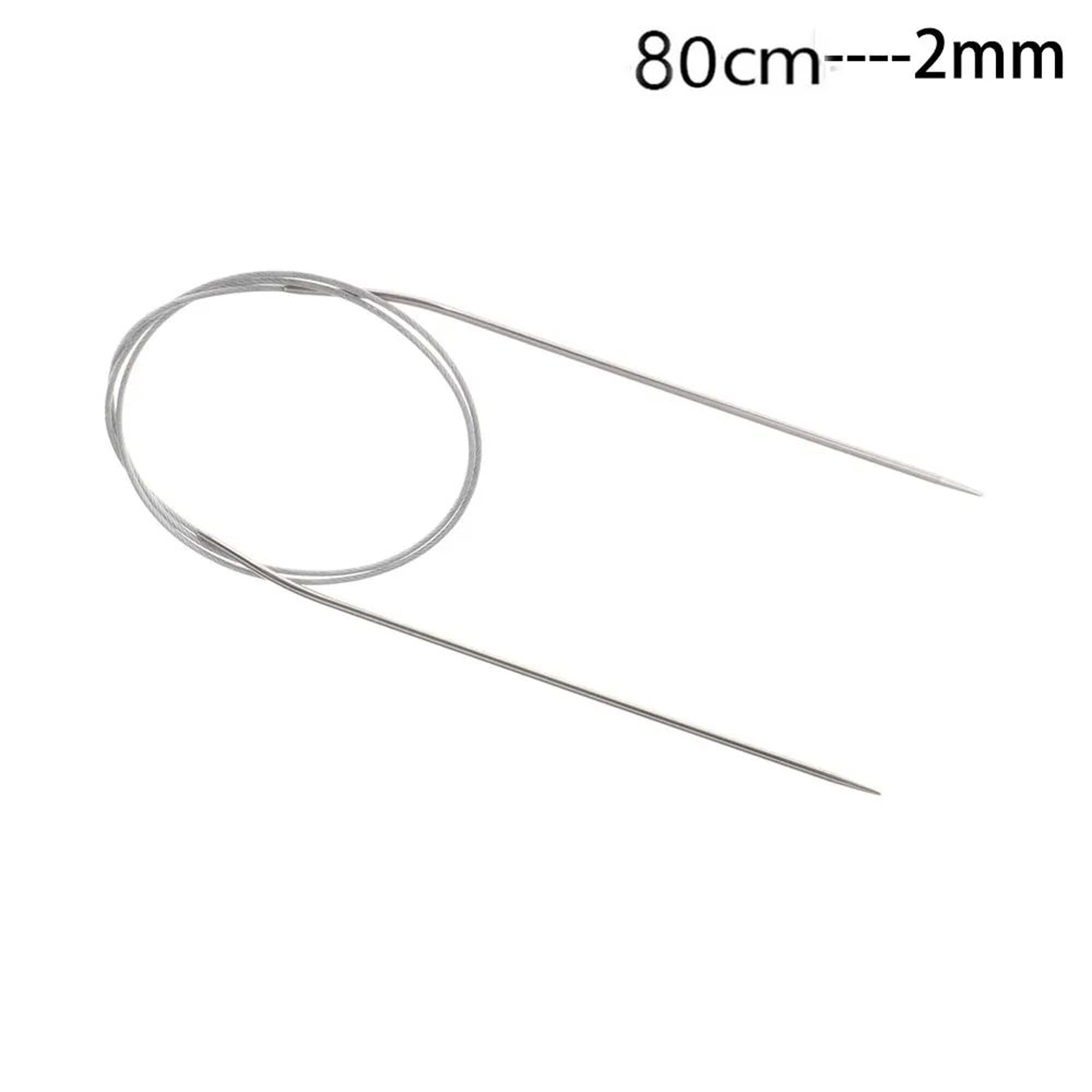 Stainless Steel Circular Knitting Needles For DIY Weaving Crafts 17
